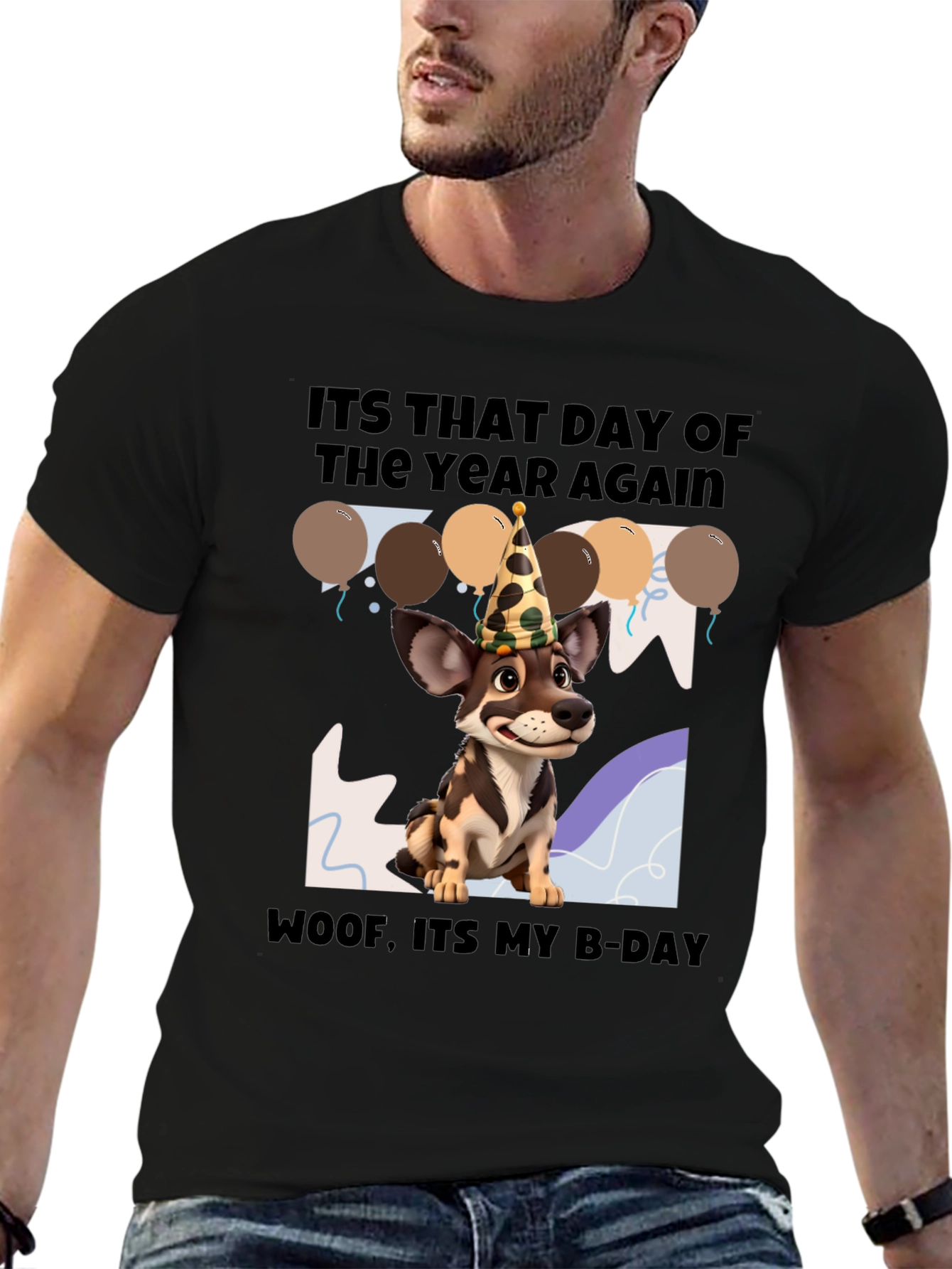 Dog Birthday T-Shirt: Its That Day Again