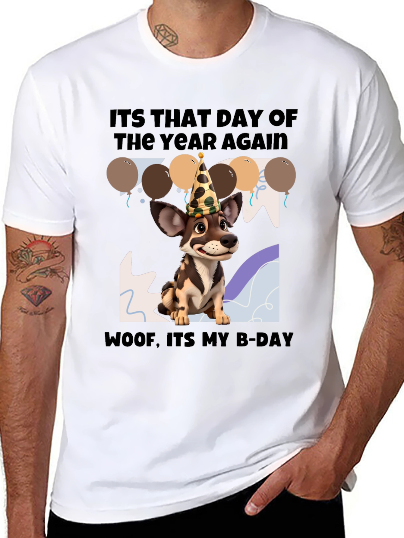 Dog Birthday T-Shirt: Its That Day Again