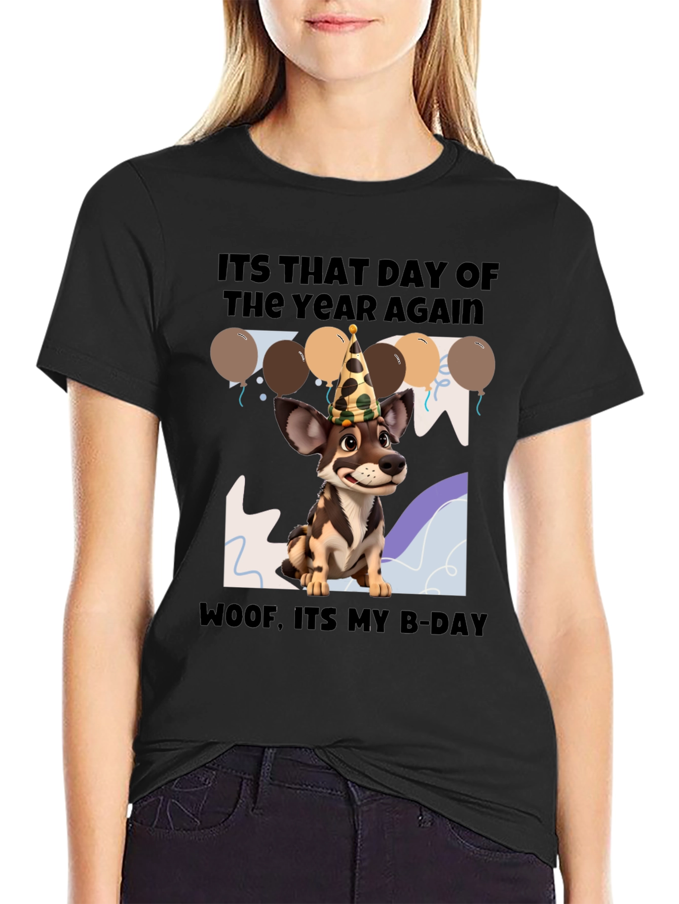 Dog Birthday T-Shirt: Its That Day Again