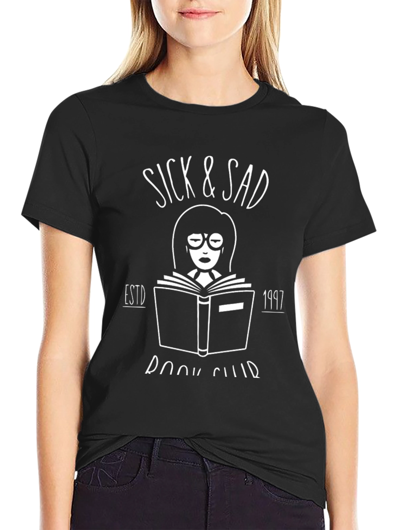 Sick & Sad Book Club Graphic T-Shirt
