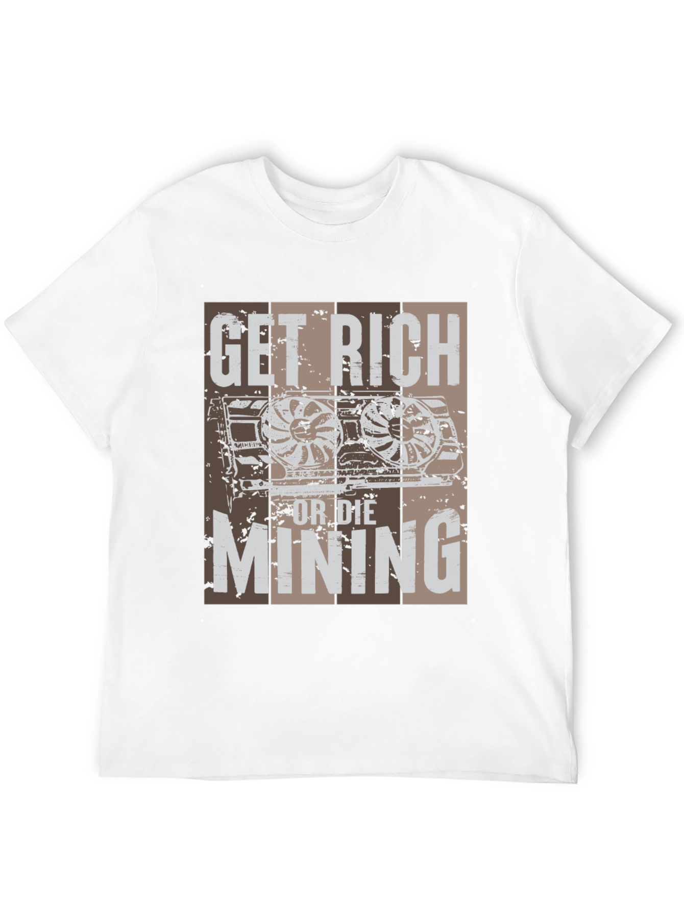 Get Rich Mining T-Shirt - Crypto Miner Tee