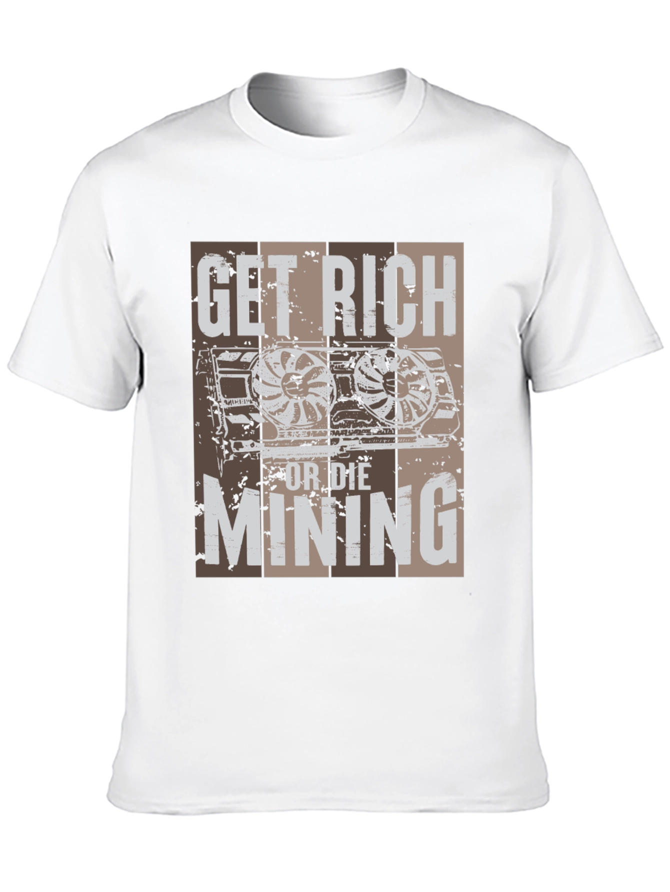 Get Rich Mining T-Shirt - Crypto Miner Tee