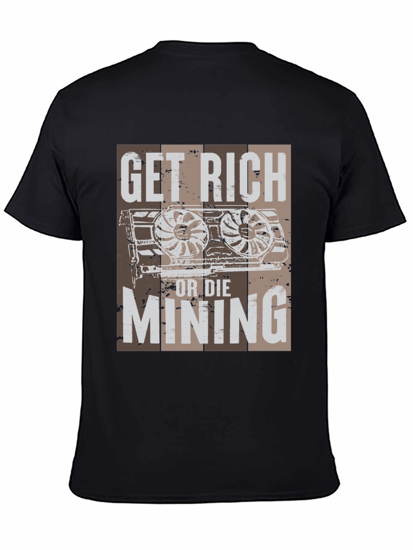 Get Rich Mining T-Shirt - Crypto Miner Tee
