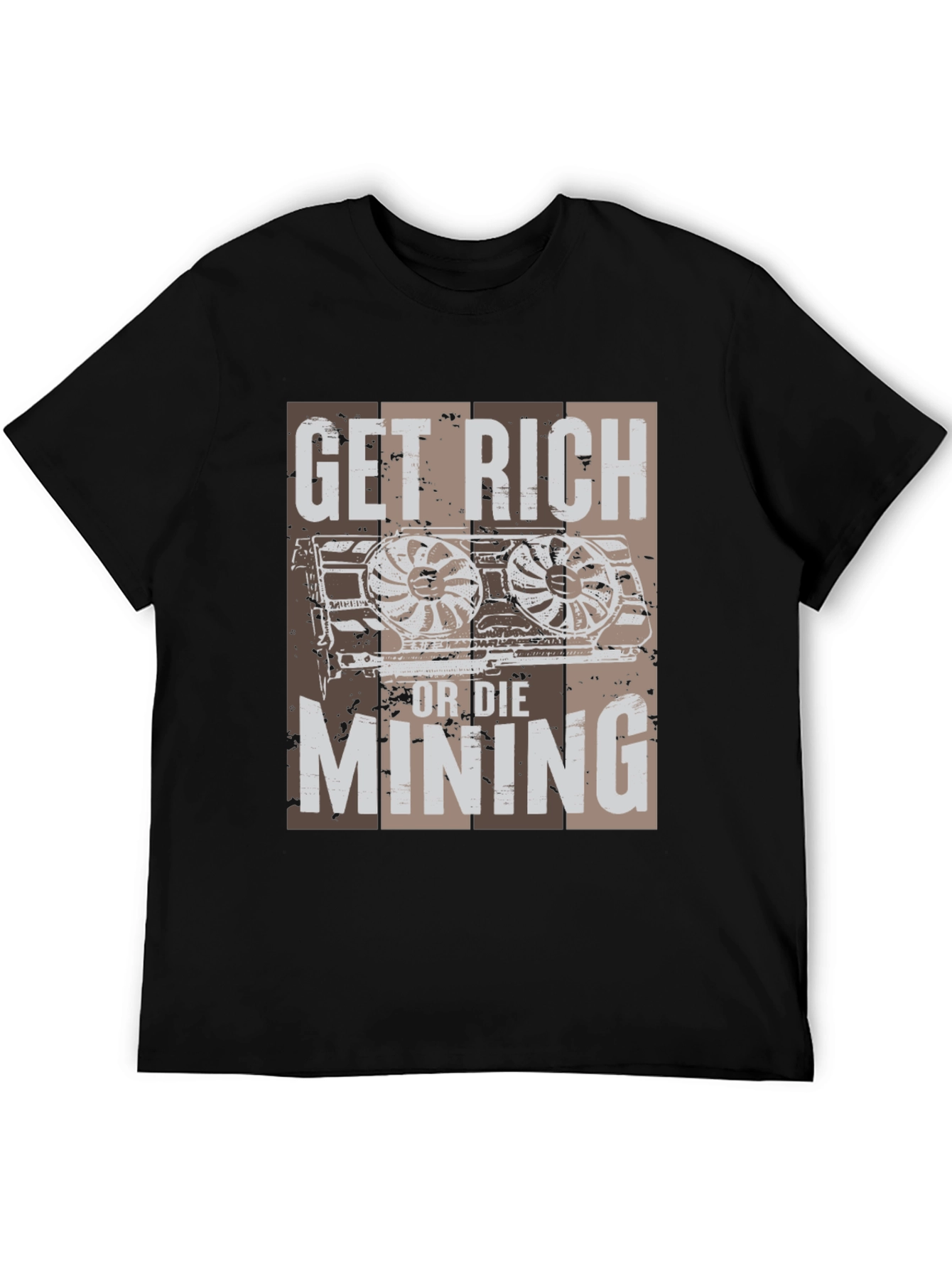 Get Rich Mining T-Shirt - Crypto Miner Tee