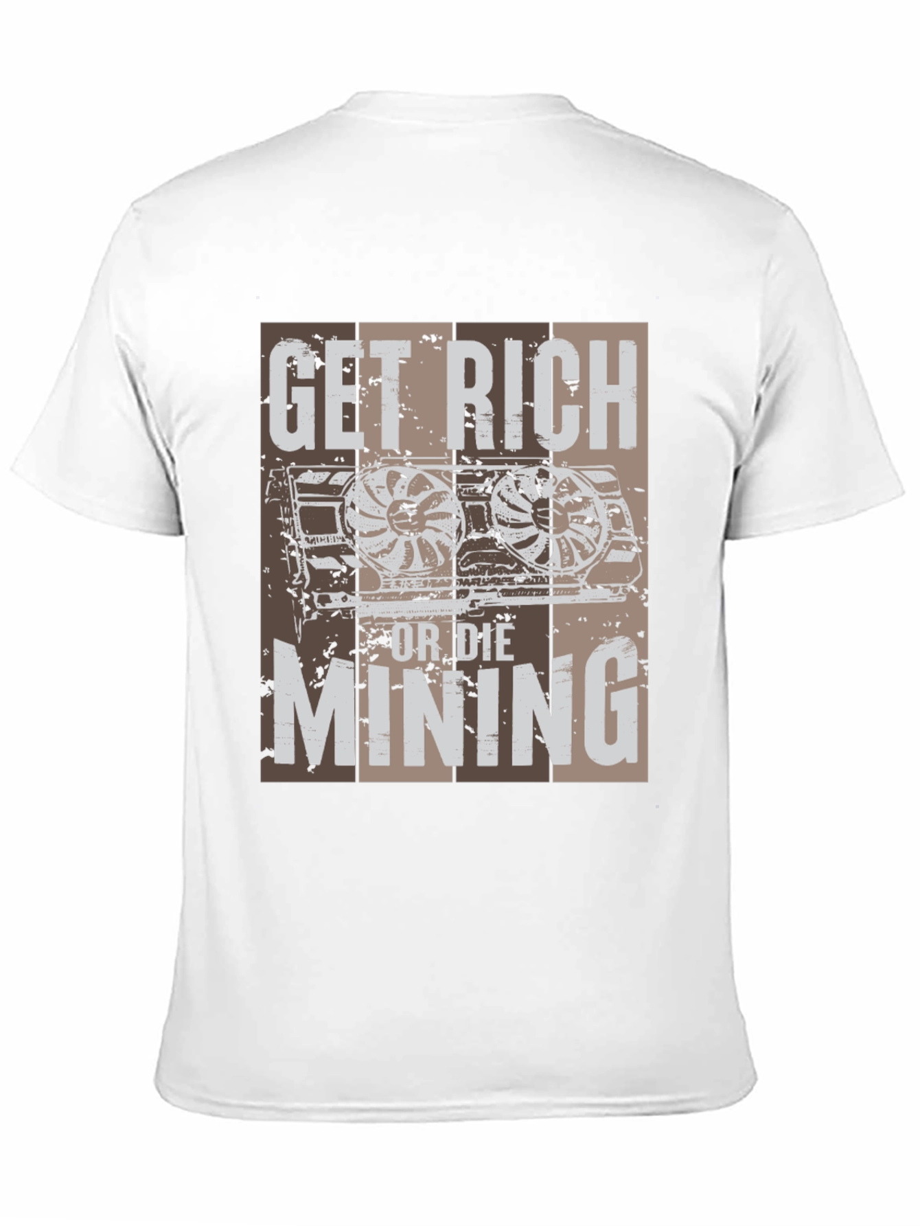 Get Rich Mining T-Shirt - Crypto Miner Tee