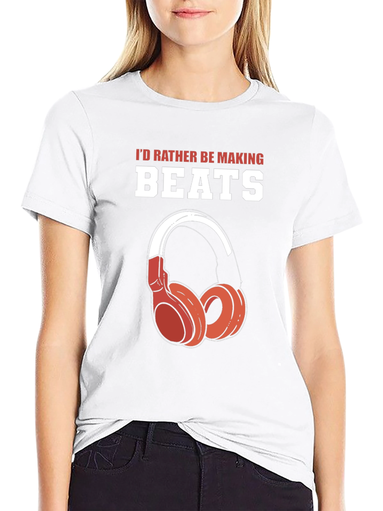 Id Rather Be Making Beats Graphic T-Shirt