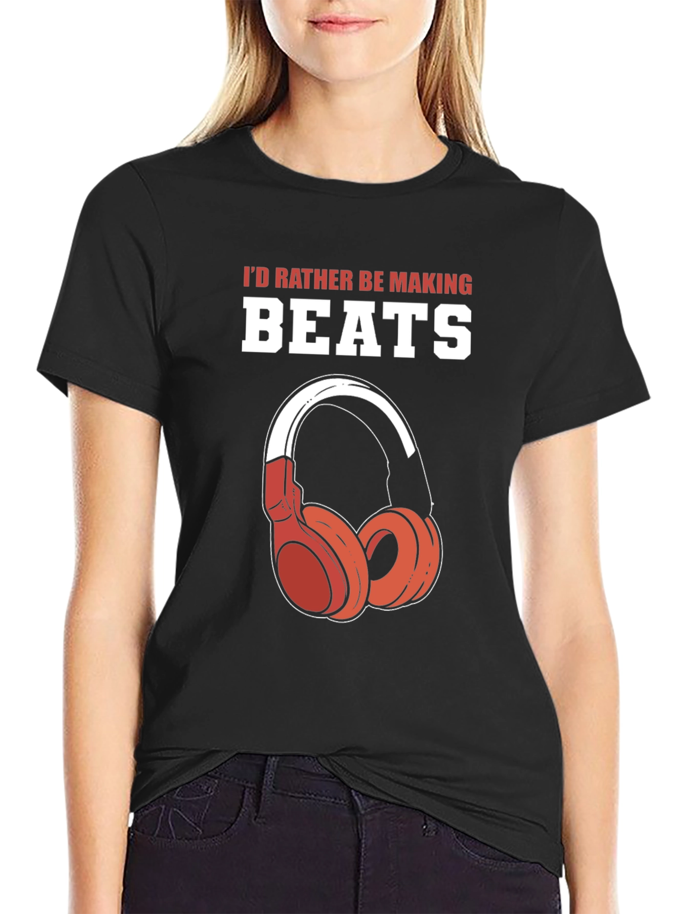Id Rather Be Making Beats Graphic T-Shirt
