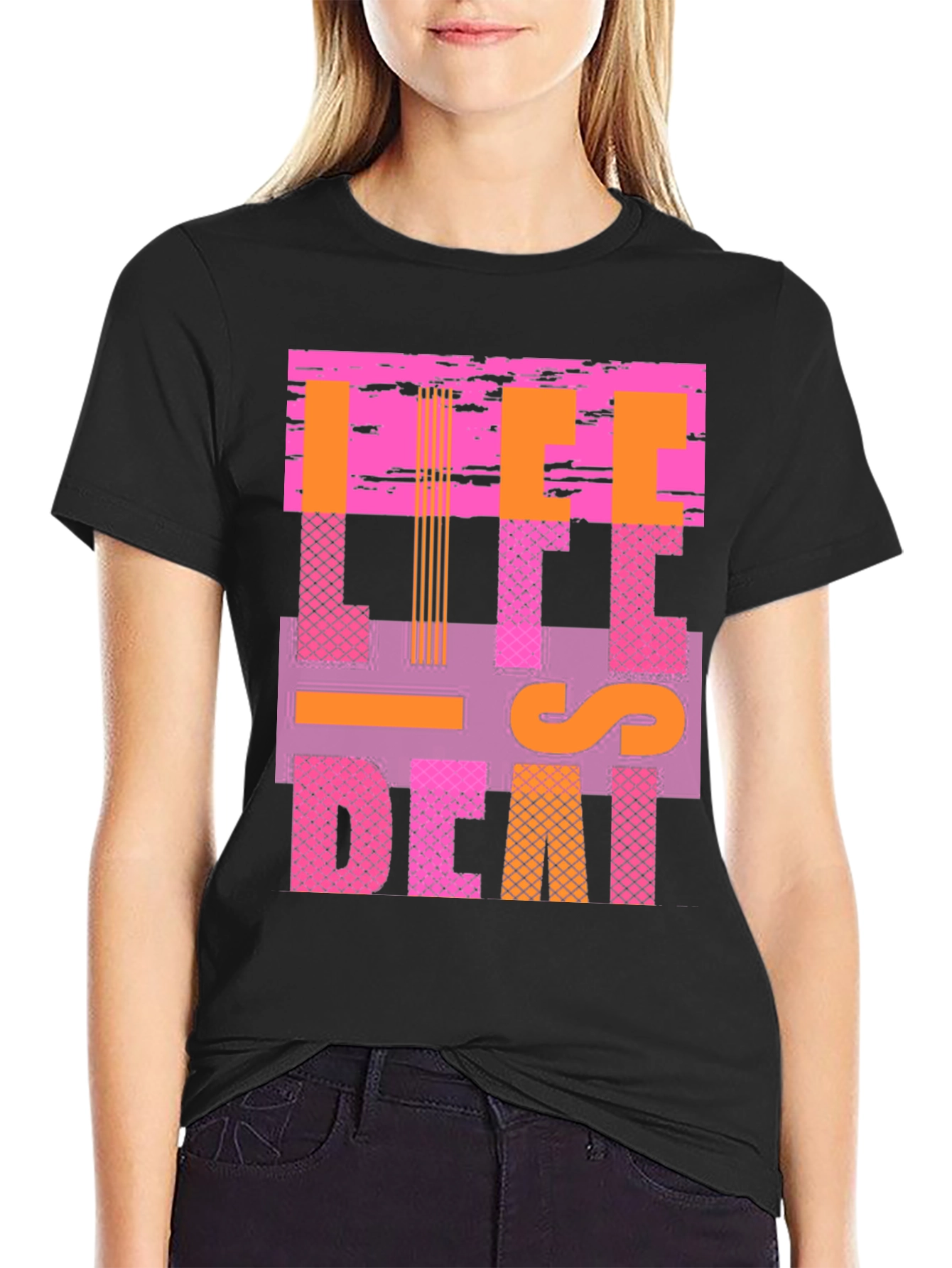 Retro-Inspired Graphic Tee - Life is Decadent