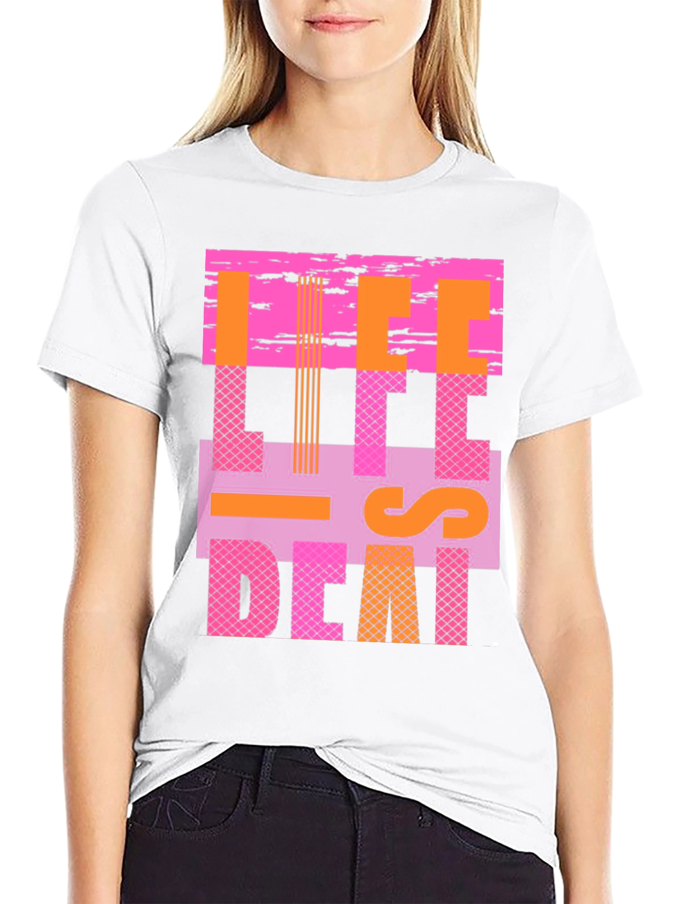 Retro-Inspired Graphic Tee - Life is Decadent