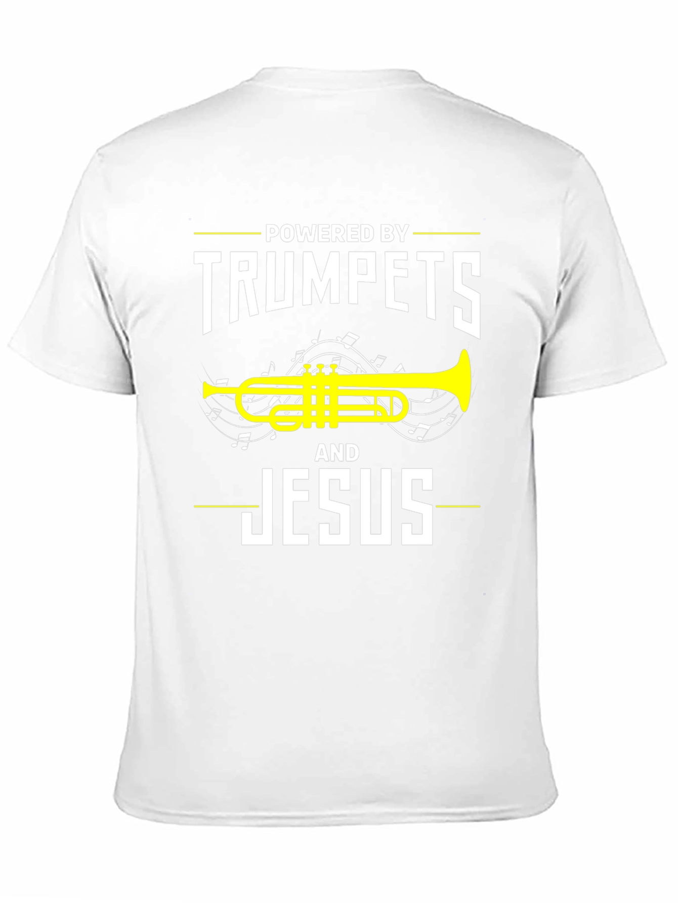 Powered By Trumpets and Jesus T-Shirt
