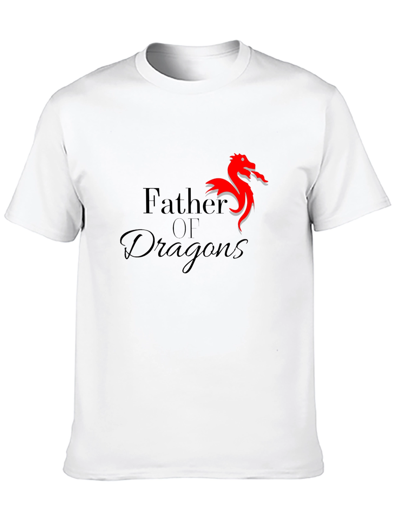 Father of Dragons Black T-Shirt