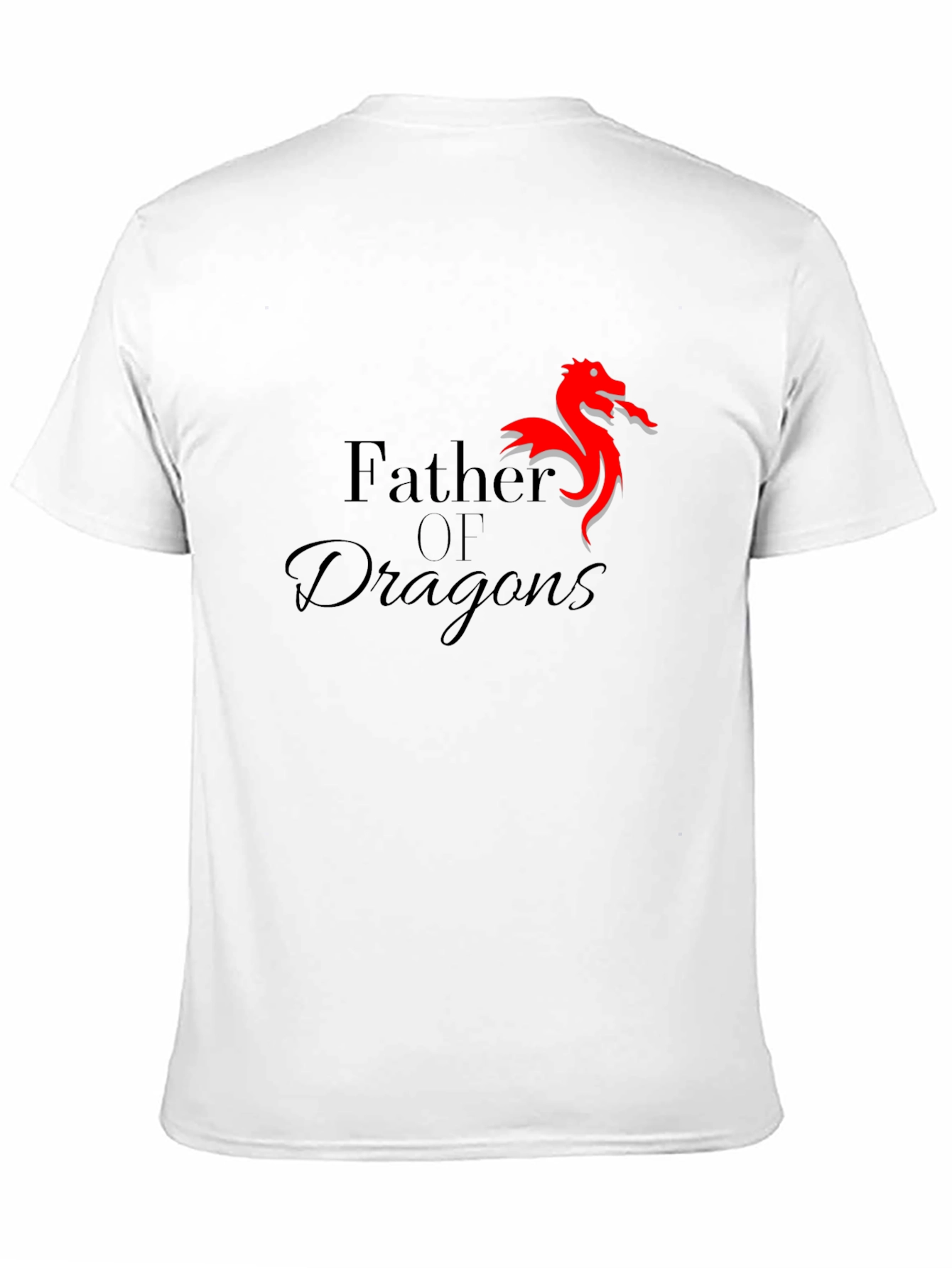 Father of Dragons Black T-Shirt