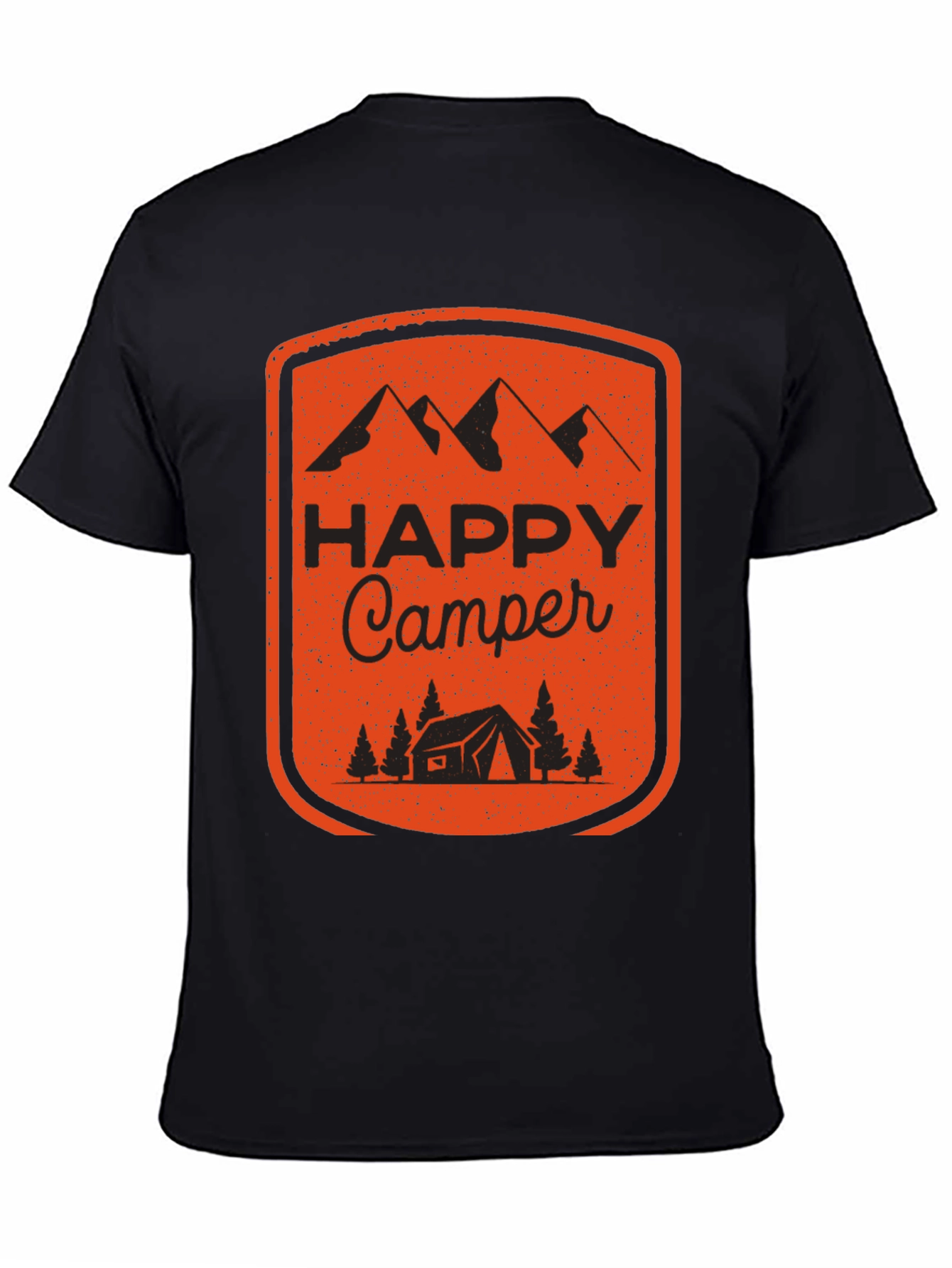 Happy Camper Graphic Tee - Outdoor Adventure Shirt