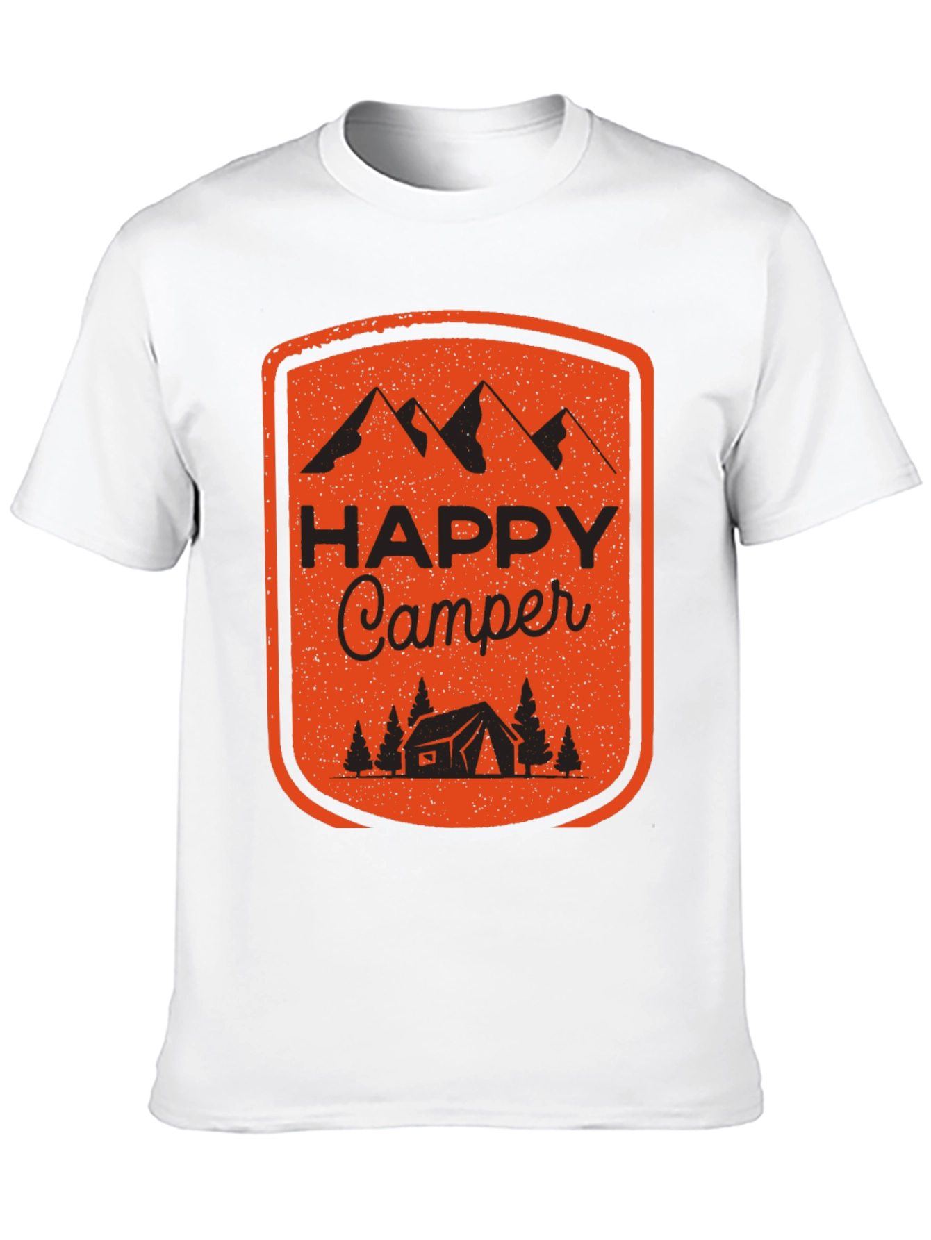 Happy Camper Graphic Tee - Outdoor Adventure Shirt