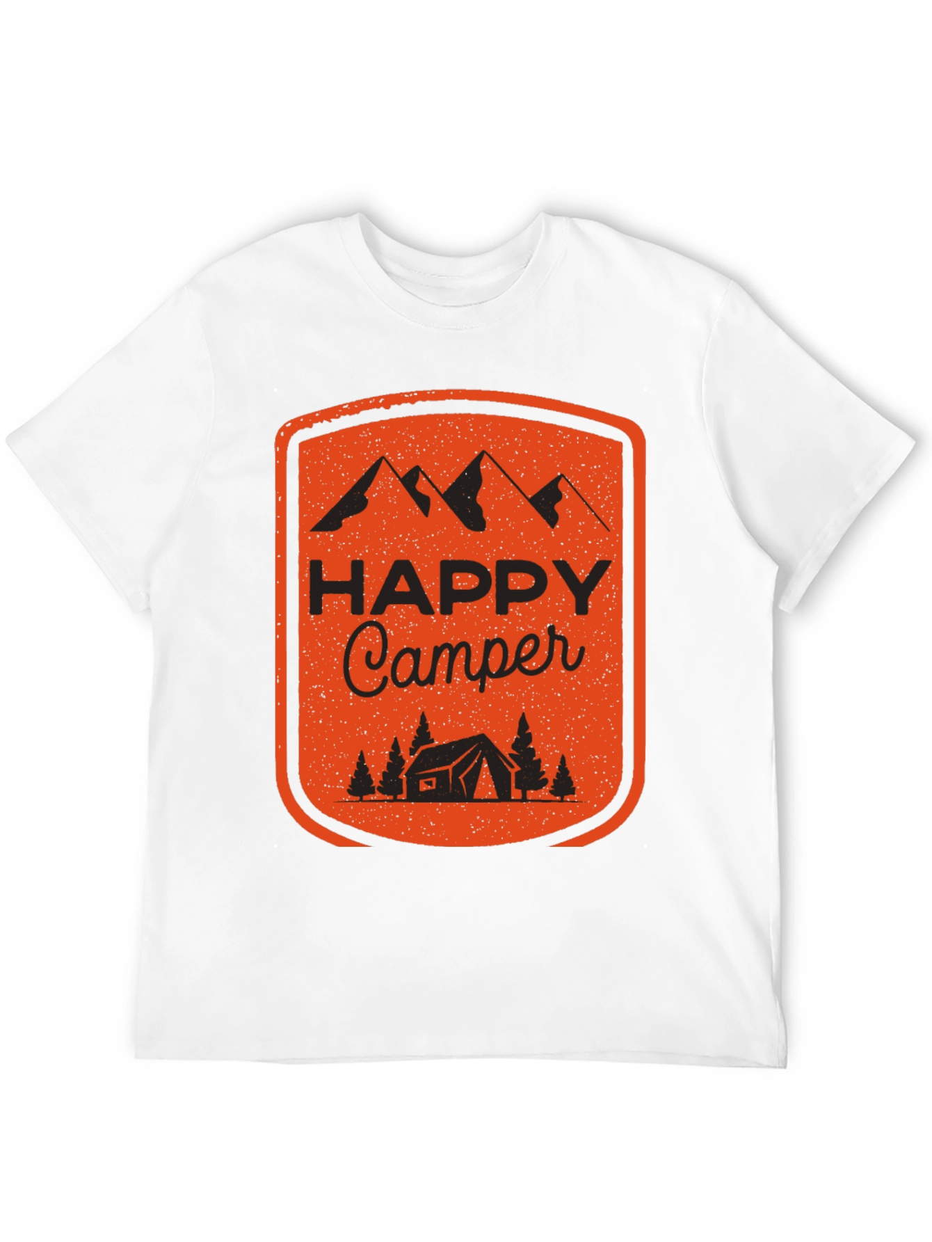 Happy Camper Graphic Tee - Outdoor Adventure Shirt