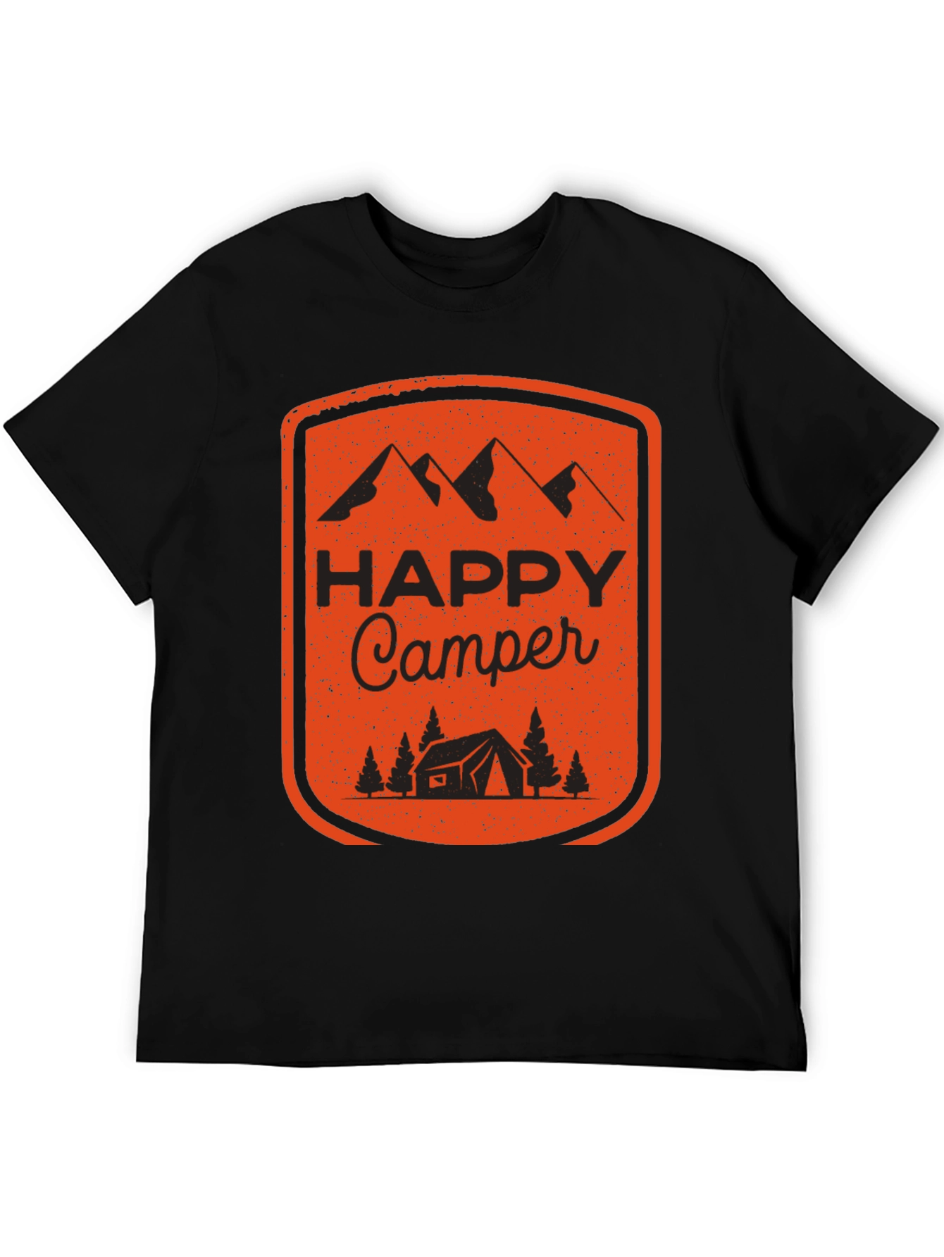 Happy Camper Graphic Tee - Outdoor Adventure Shirt