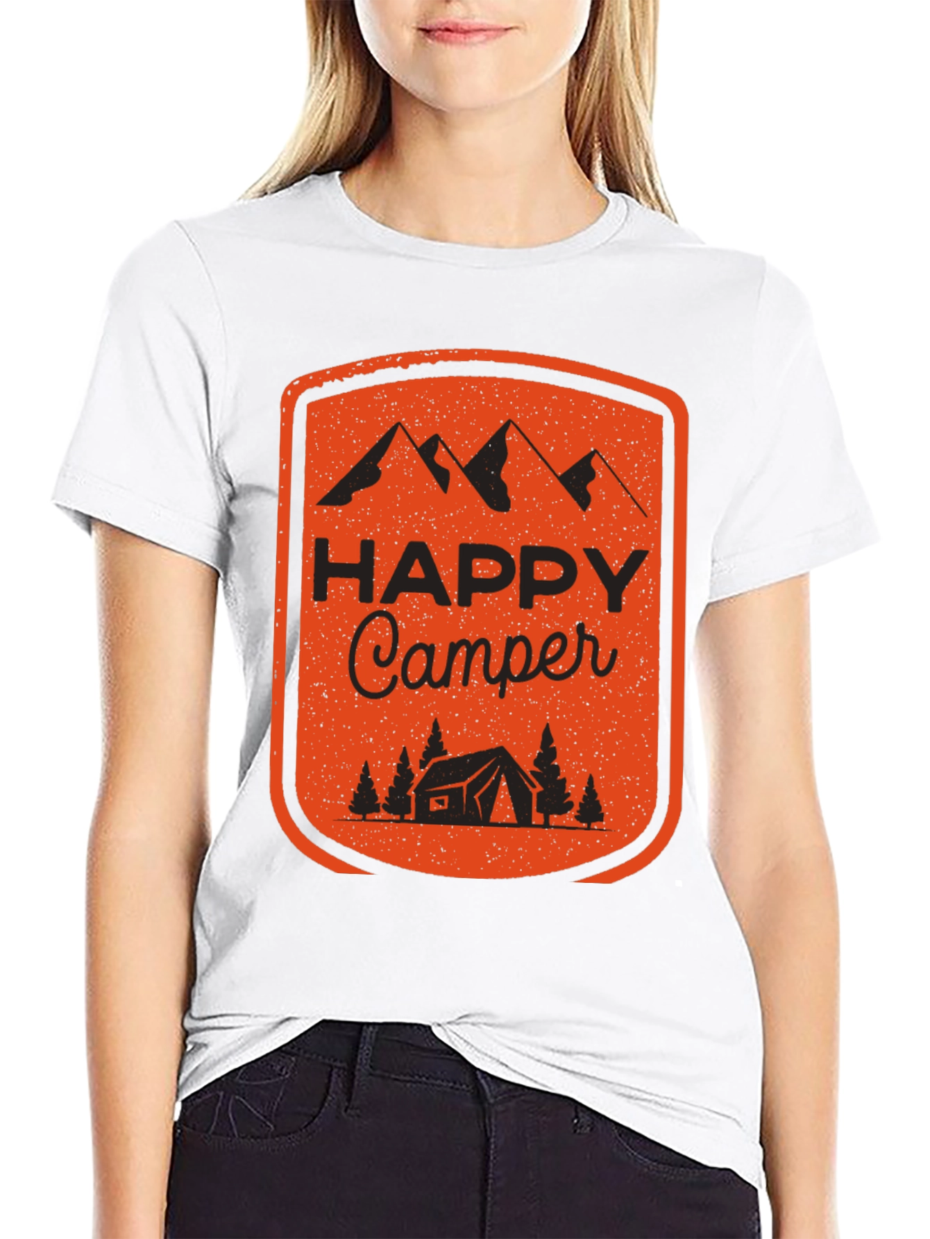 Happy Camper Graphic Tee - Outdoor Adventure Shirt