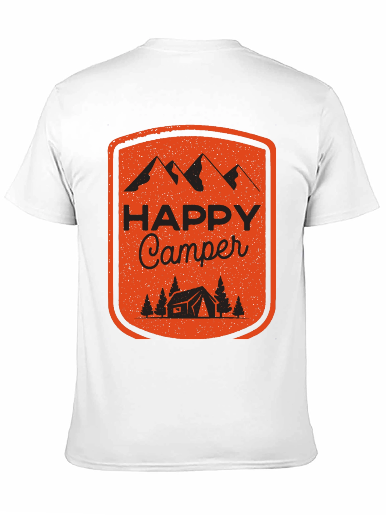 Happy Camper Graphic Tee - Outdoor Adventure Shirt