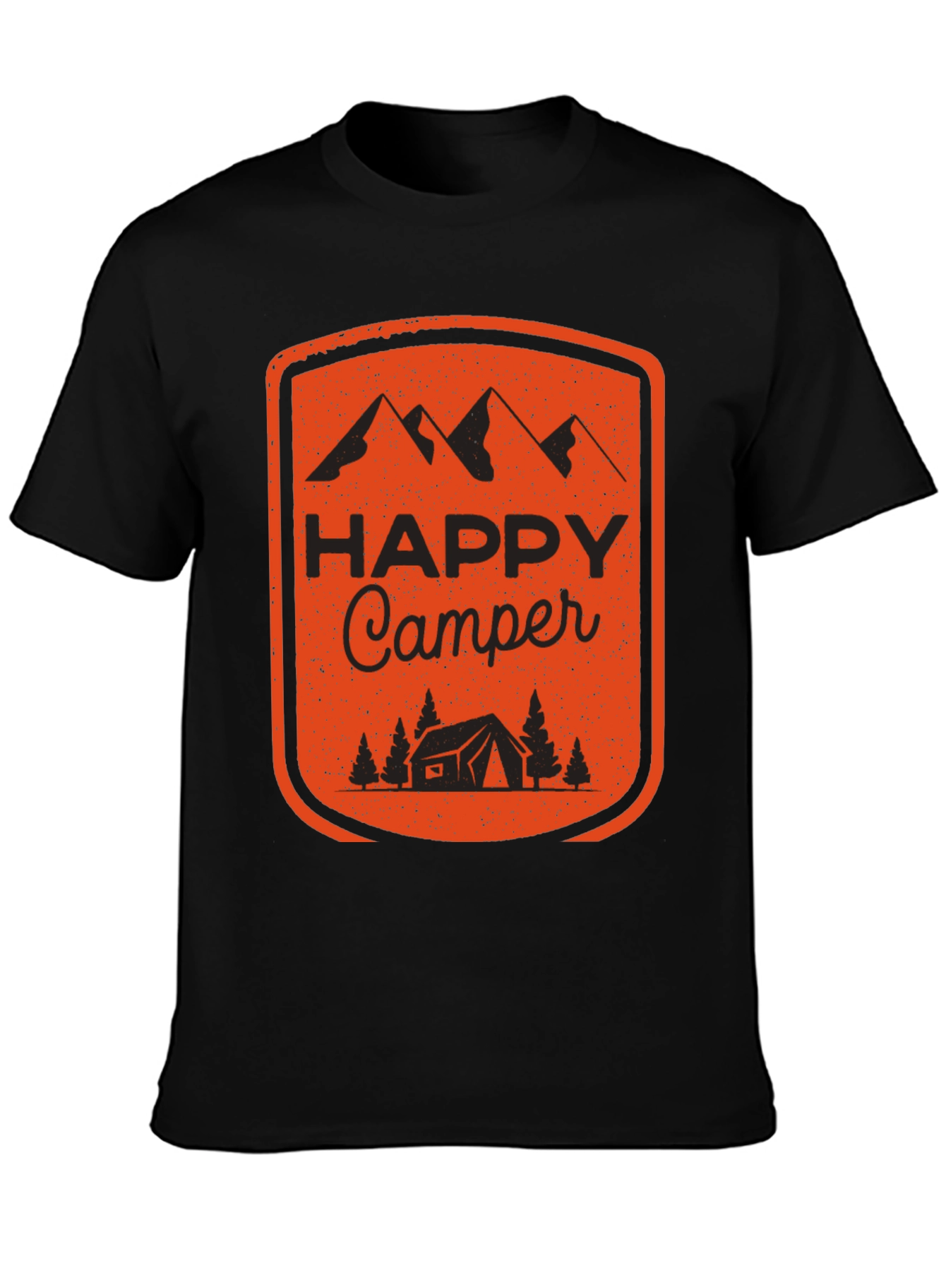 Happy Camper Graphic Tee - Outdoor Adventure Shirt