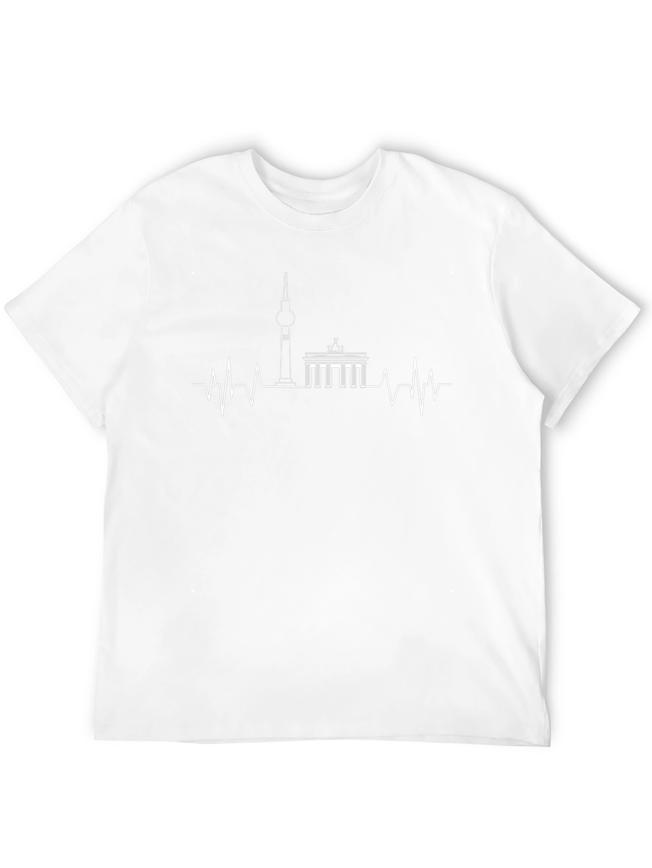 Berlin Skyline Heartbeat T-Shirt