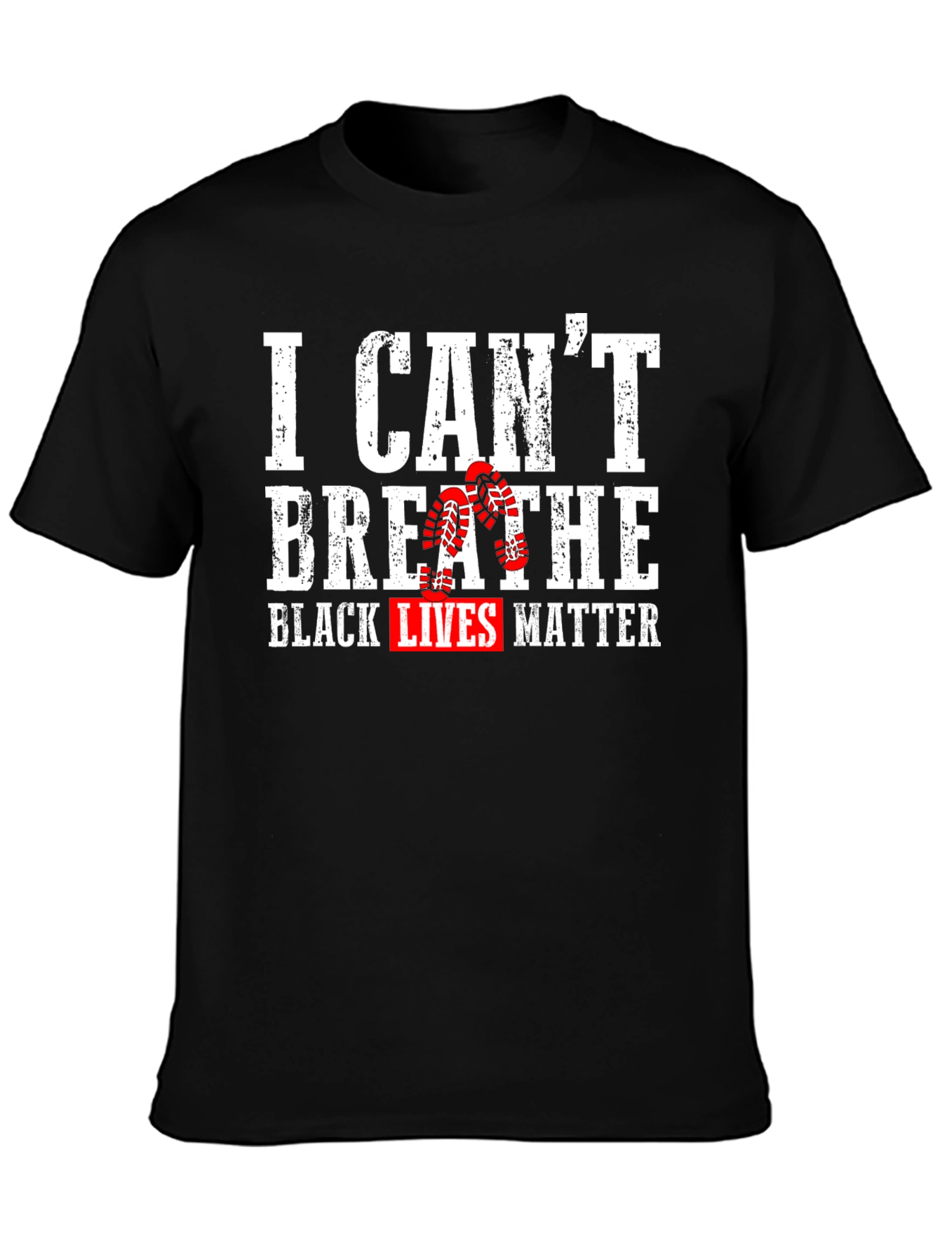 I Cant Breathe Black Lives Matter Graphic Tee