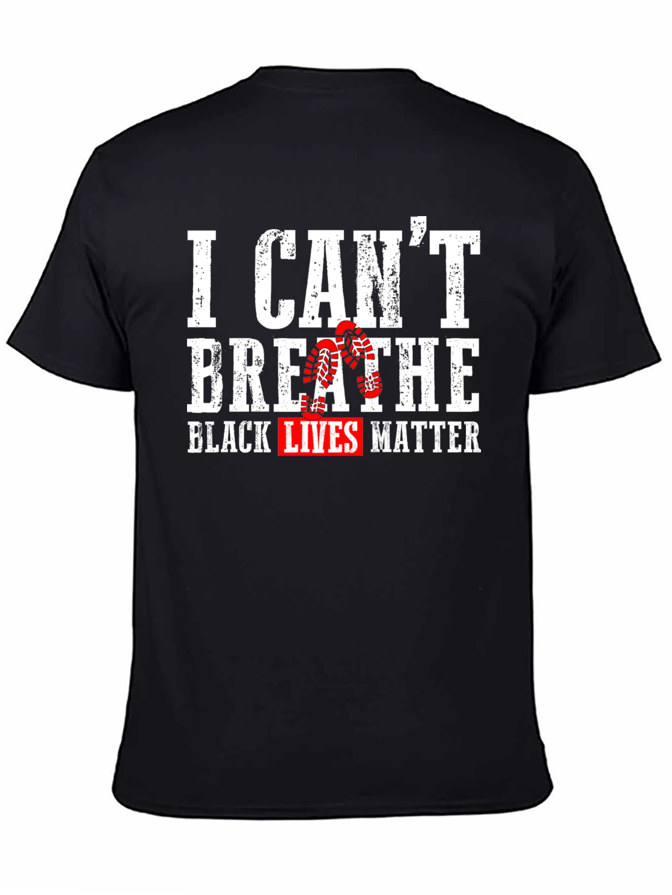 I Cant Breathe Black Lives Matter Graphic Tee