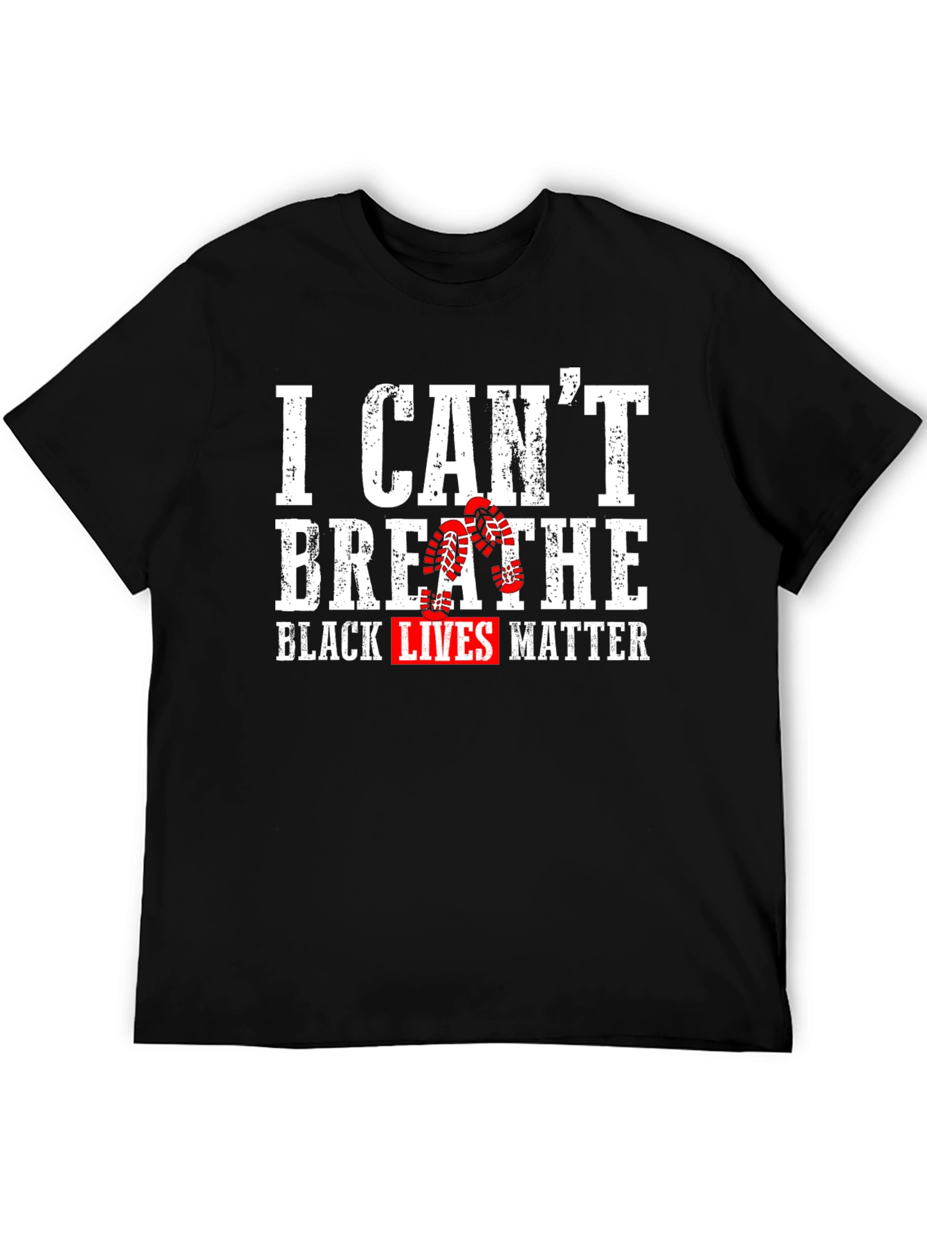 I Cant Breathe Black Lives Matter Graphic Tee