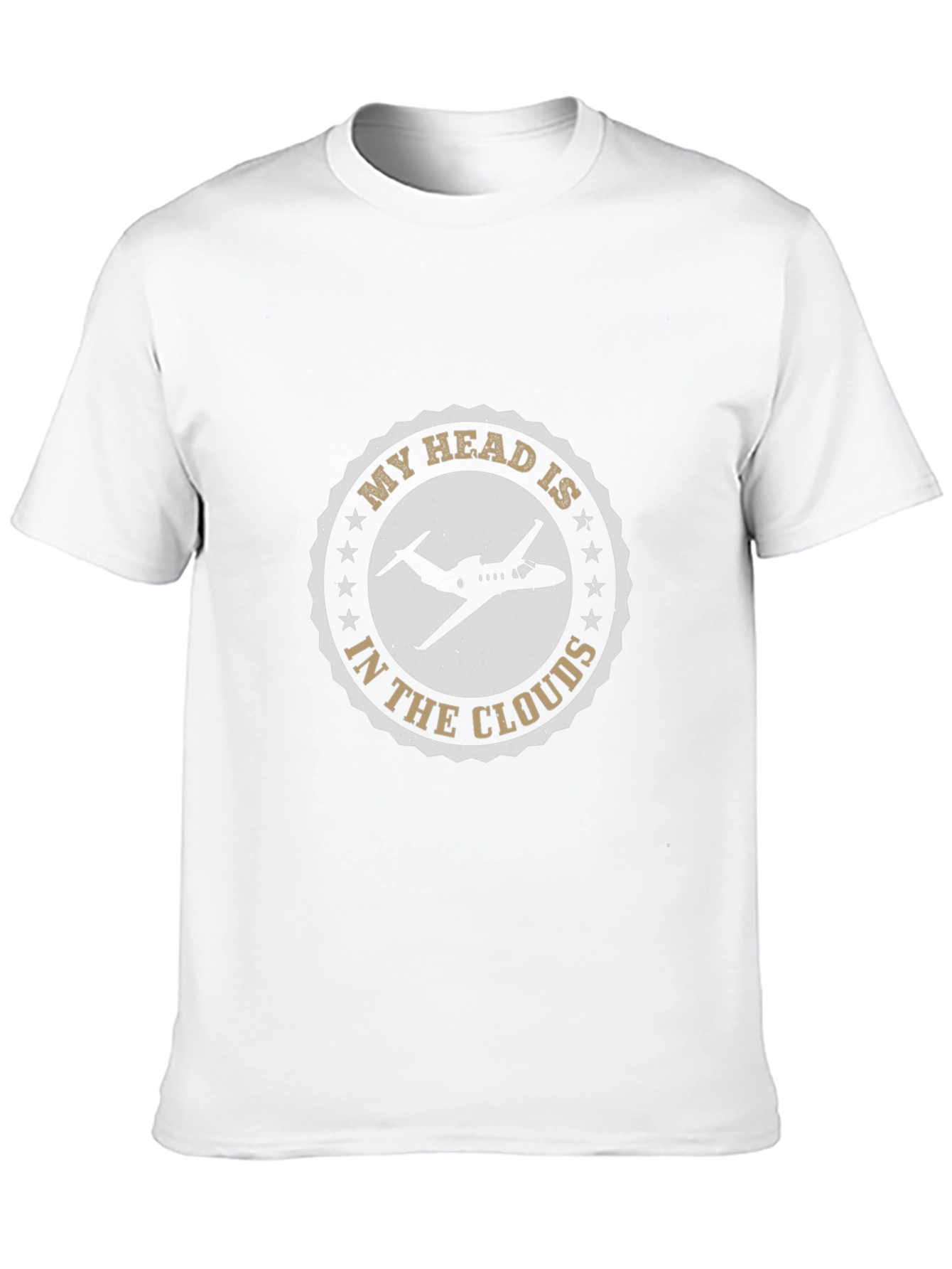 My Head Is In The Clouds Airplane T-Shirt