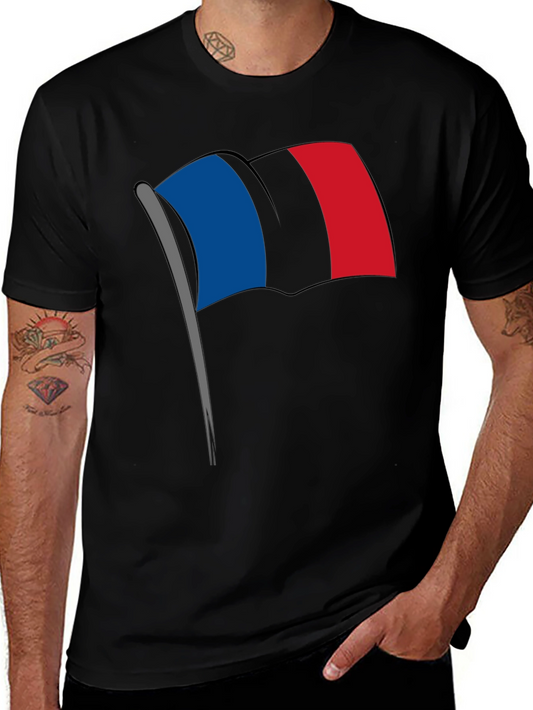 Flag Graphic Tee - Black T-Shirt