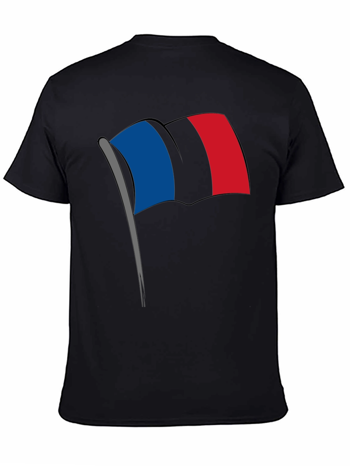 Flag Graphic Tee - Black T-Shirt