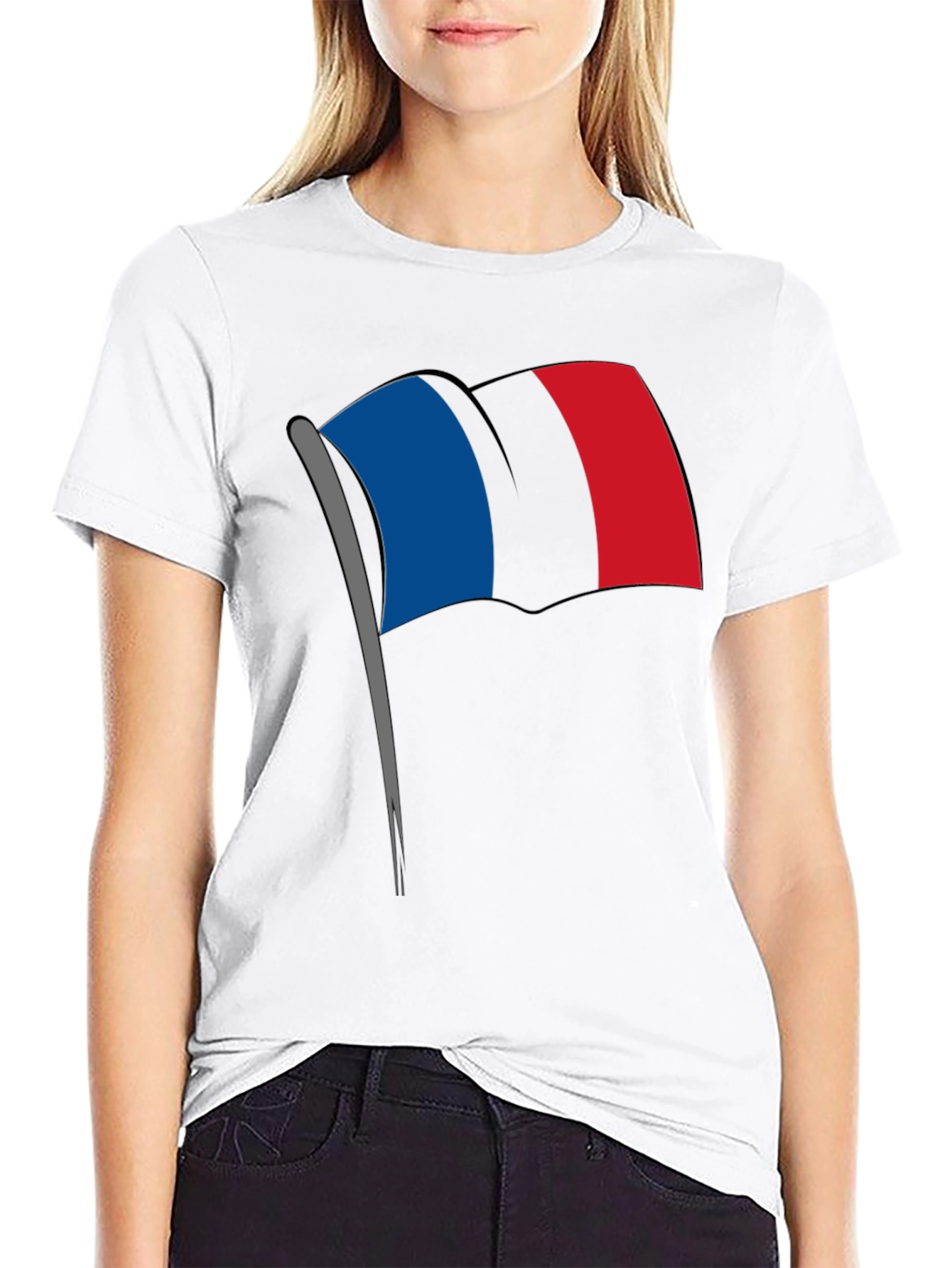 Flag Graphic Tee - Black T-Shirt