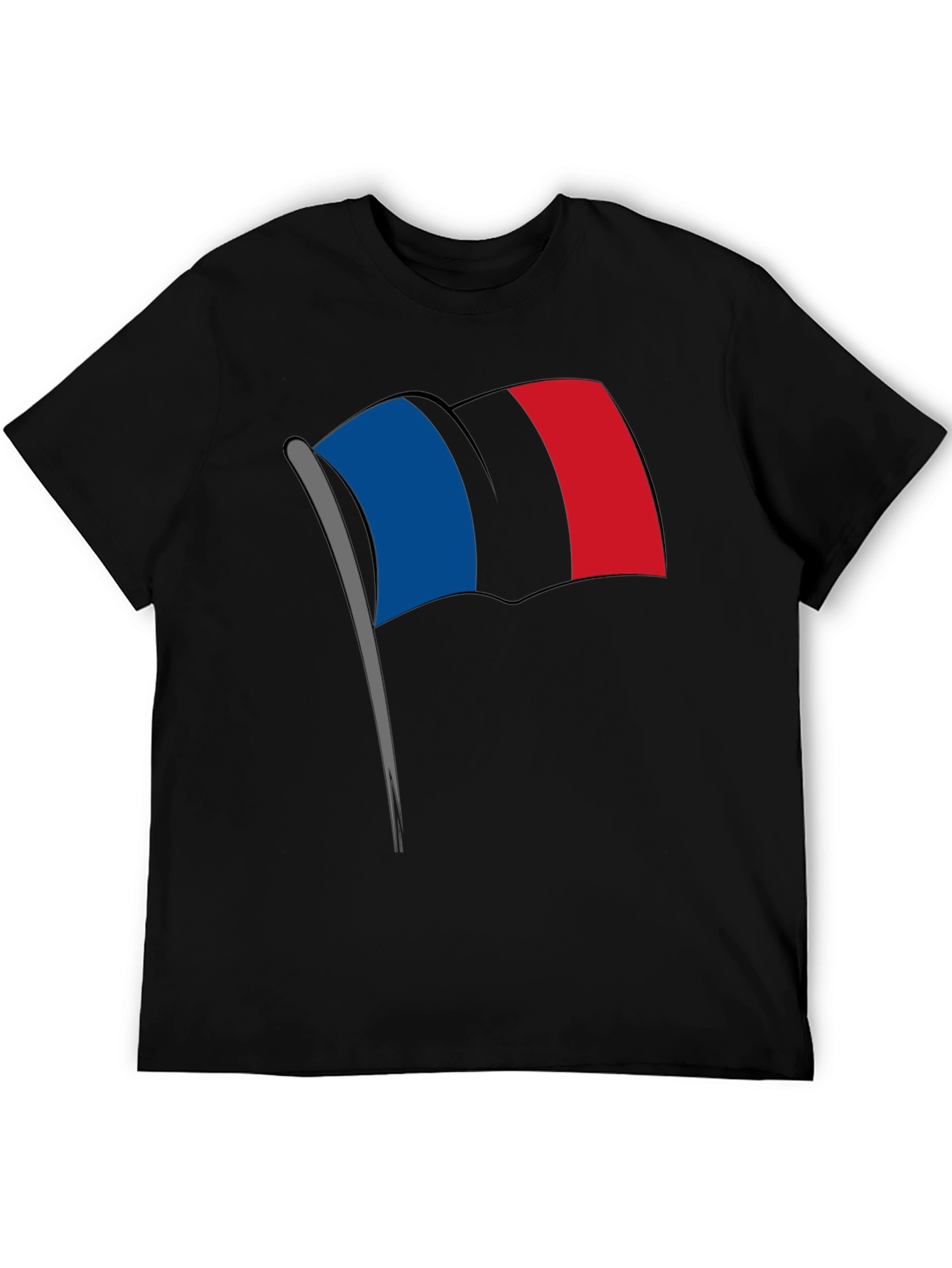 Flag Graphic Tee - Black T-Shirt