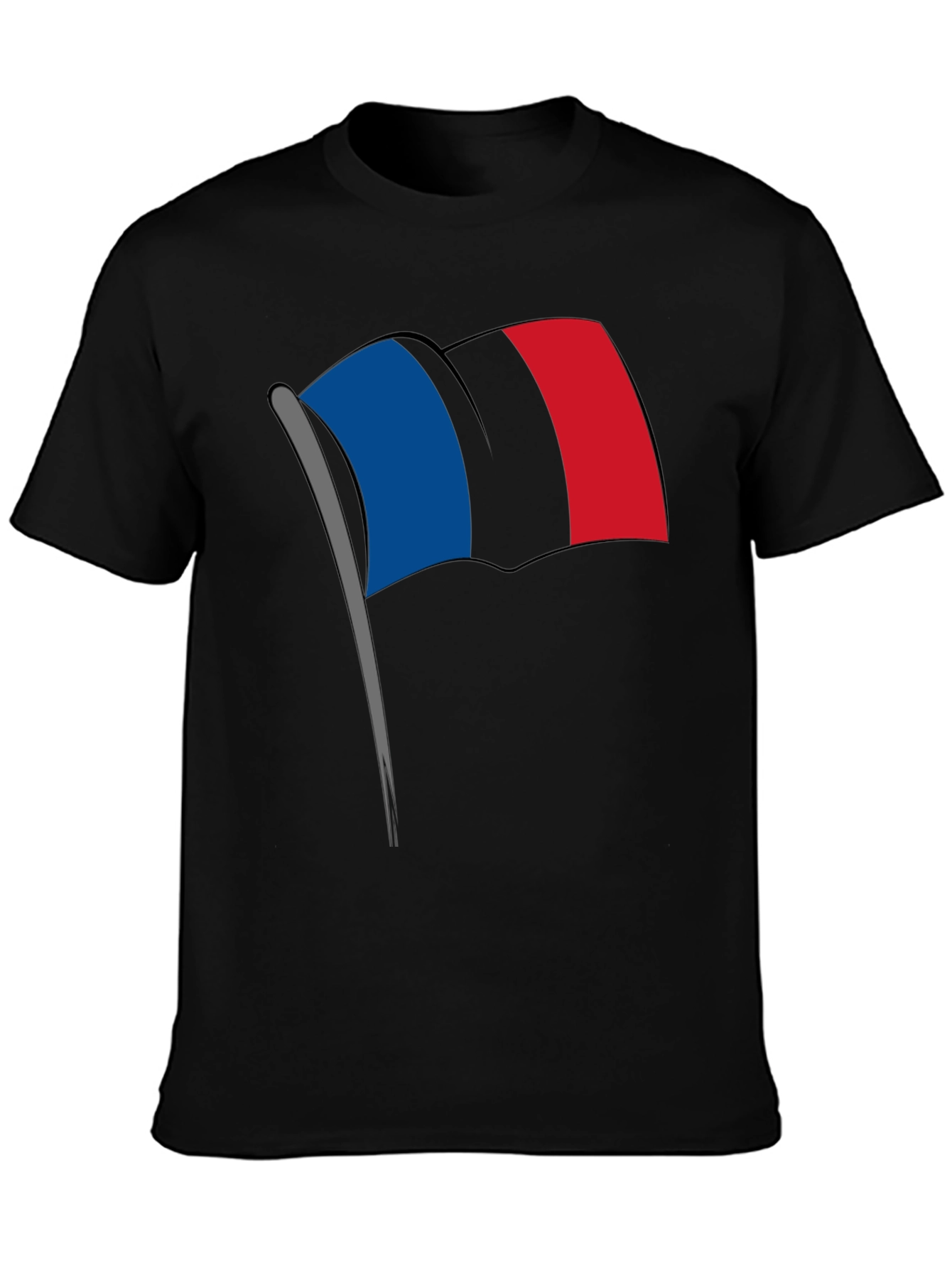 Flag Graphic Tee - Black T-Shirt