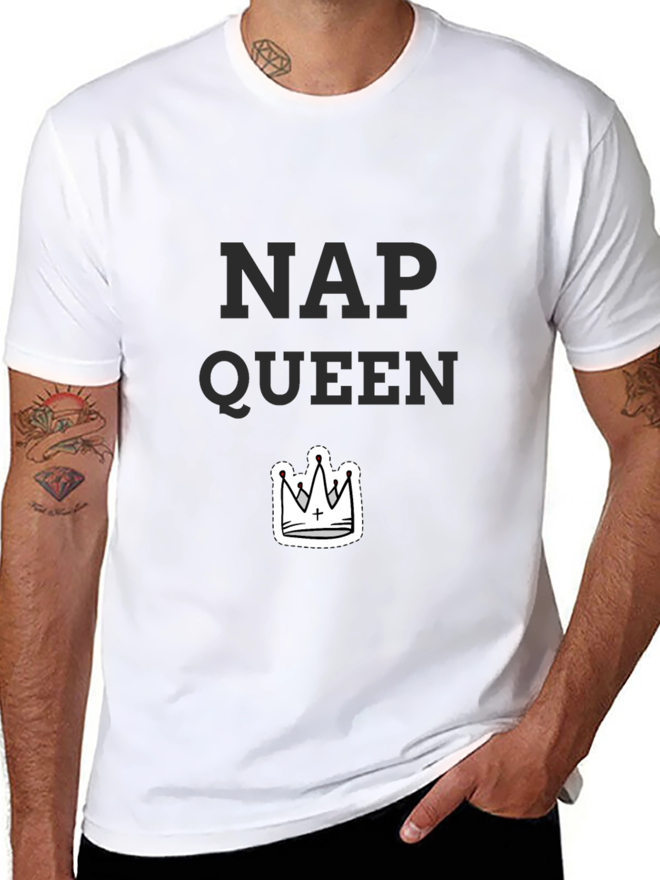 Nap Queen Graphic Tee - Soft Cotton Blend