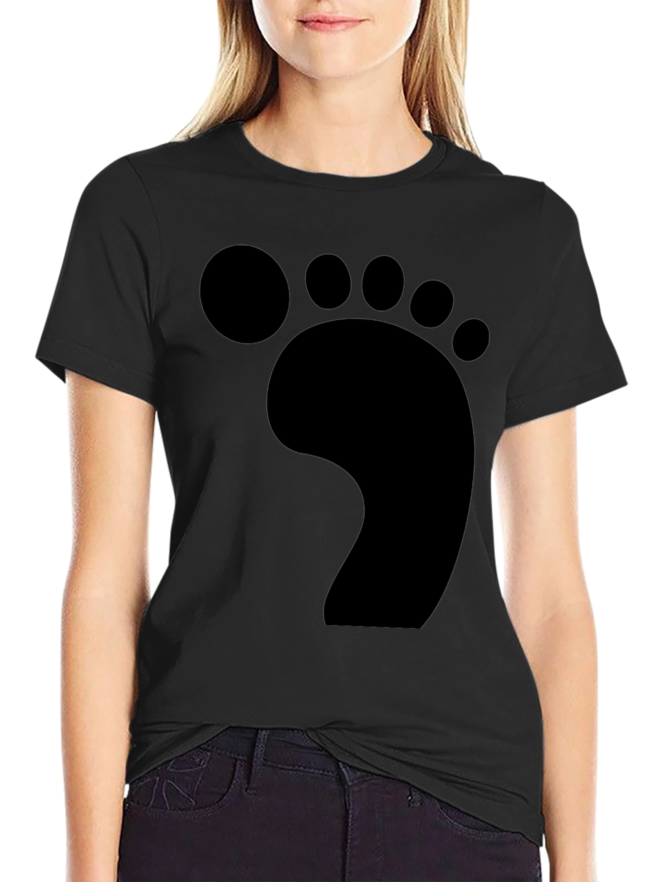 Footprint Graphic T-Shirt