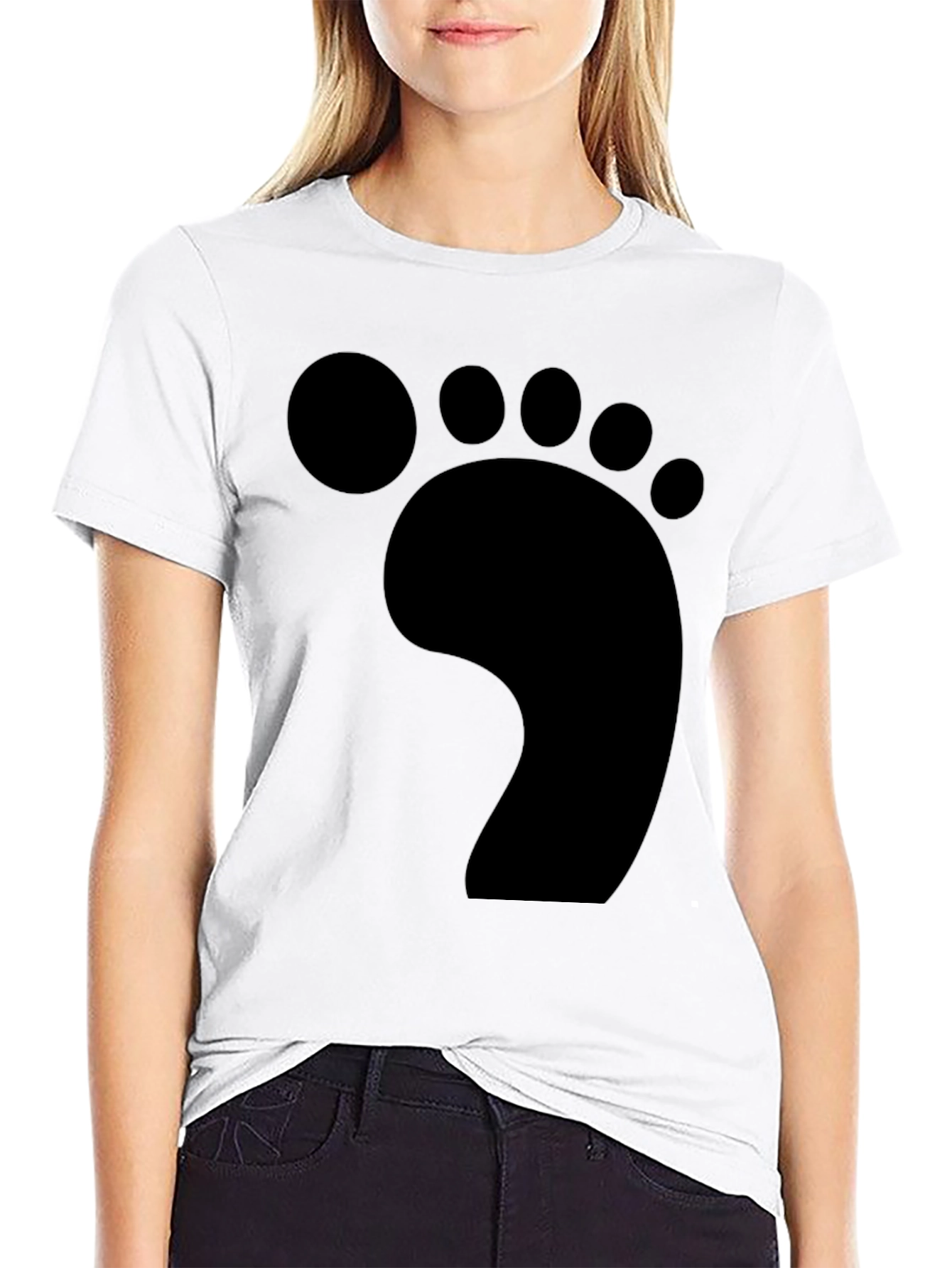 Footprint Graphic T-Shirt