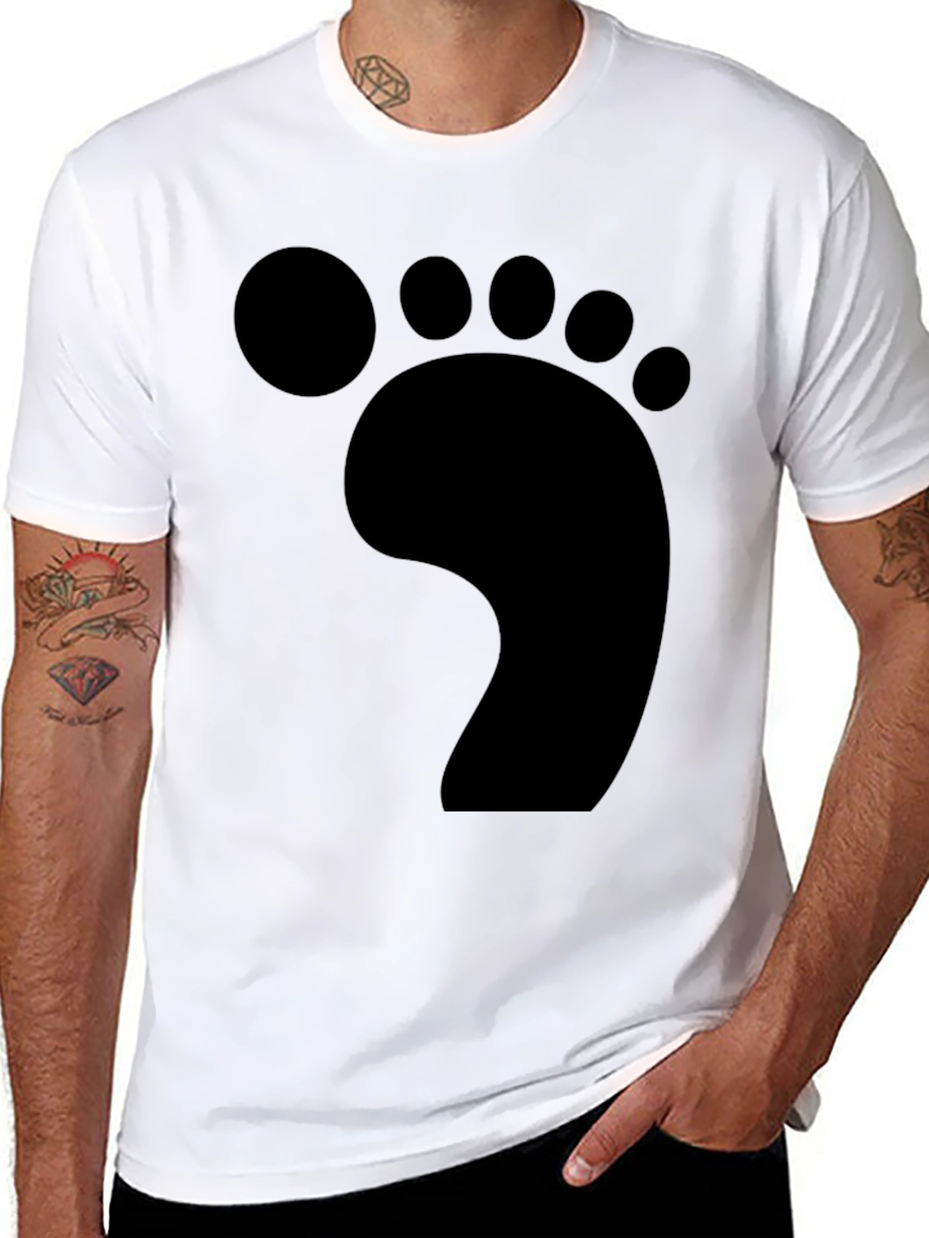 Footprint Graphic T-Shirt