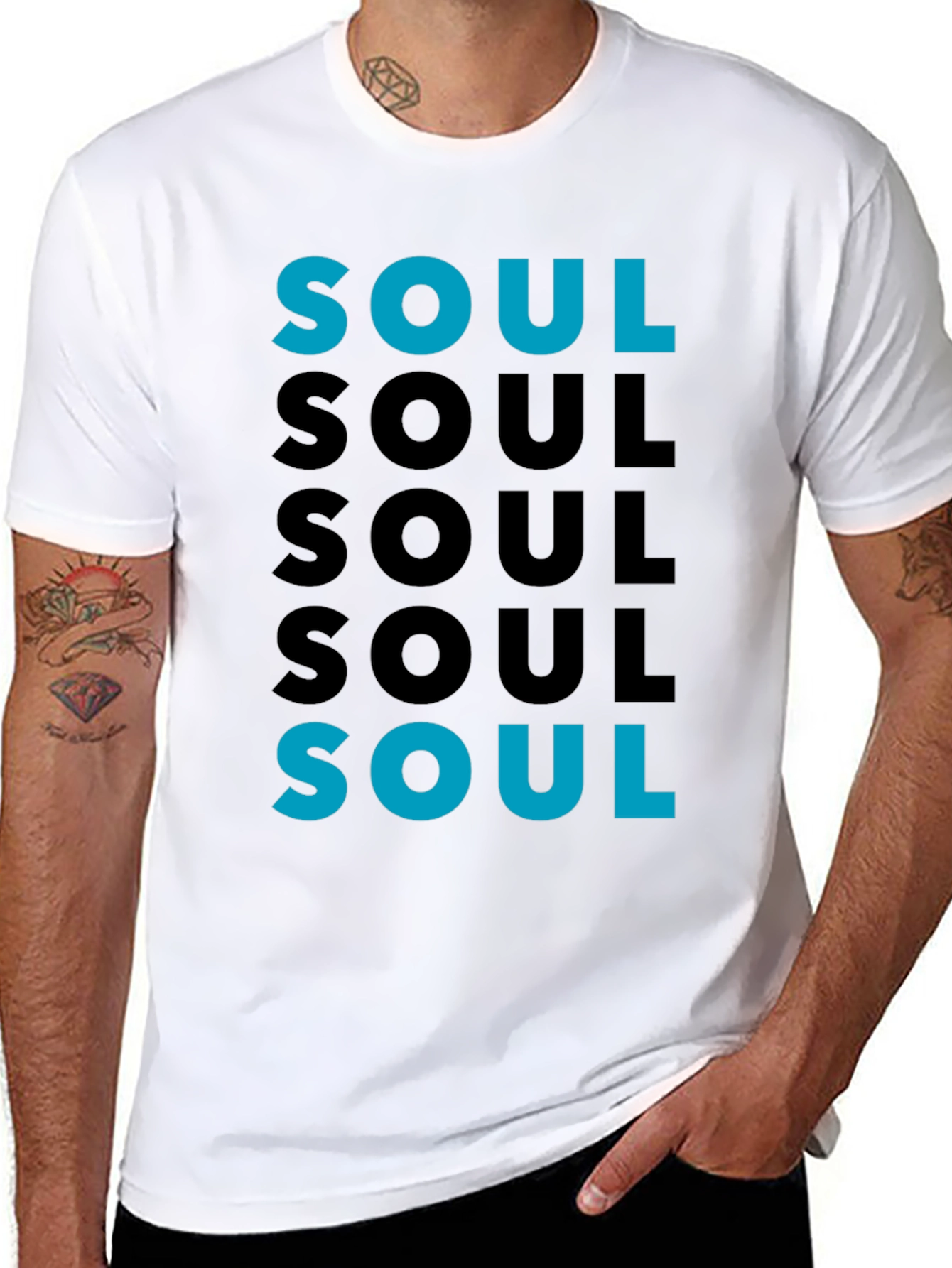 Soulful Graphic Tee - Cool Casual Style