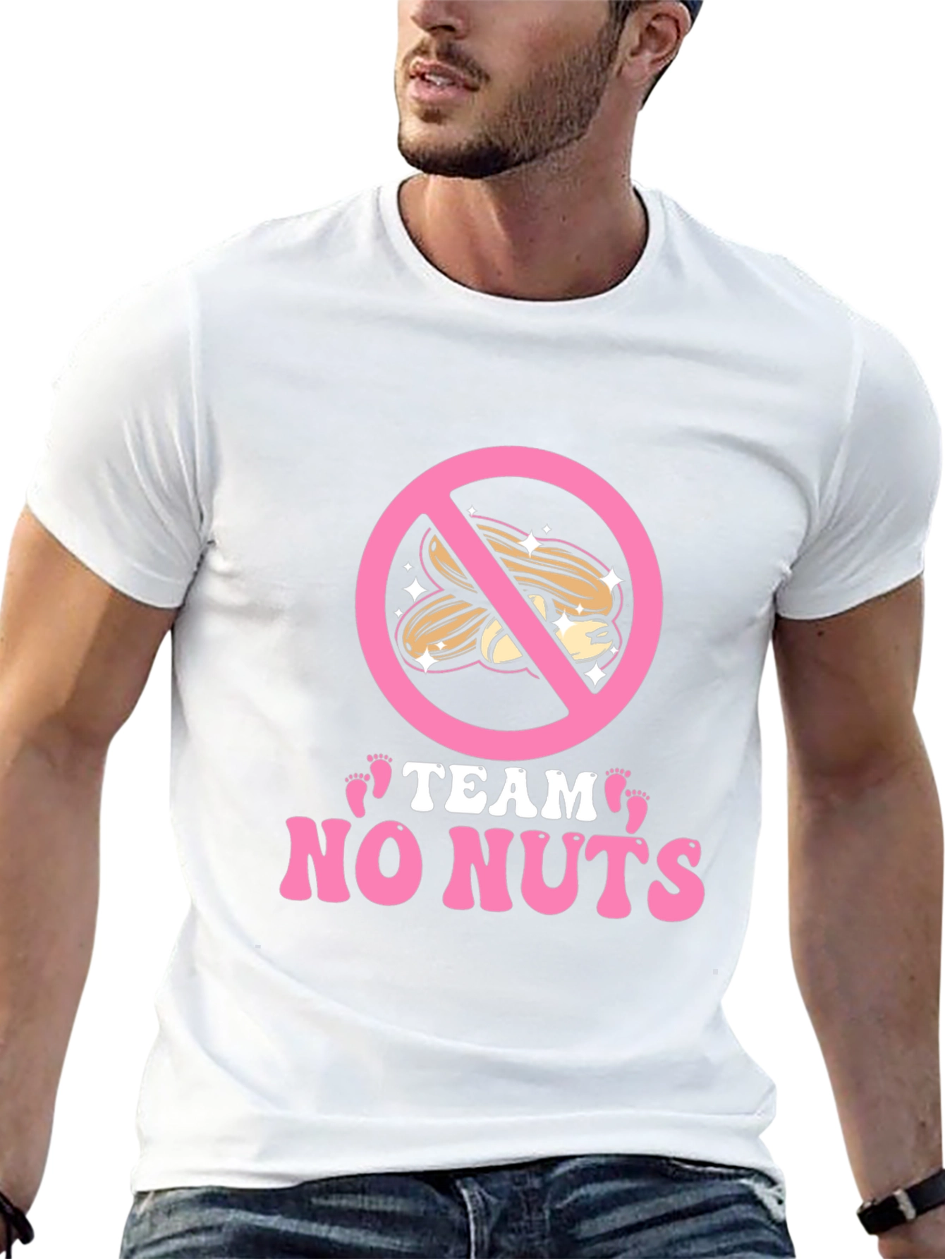 Team No Nuts Gender Reveal T-Shirt