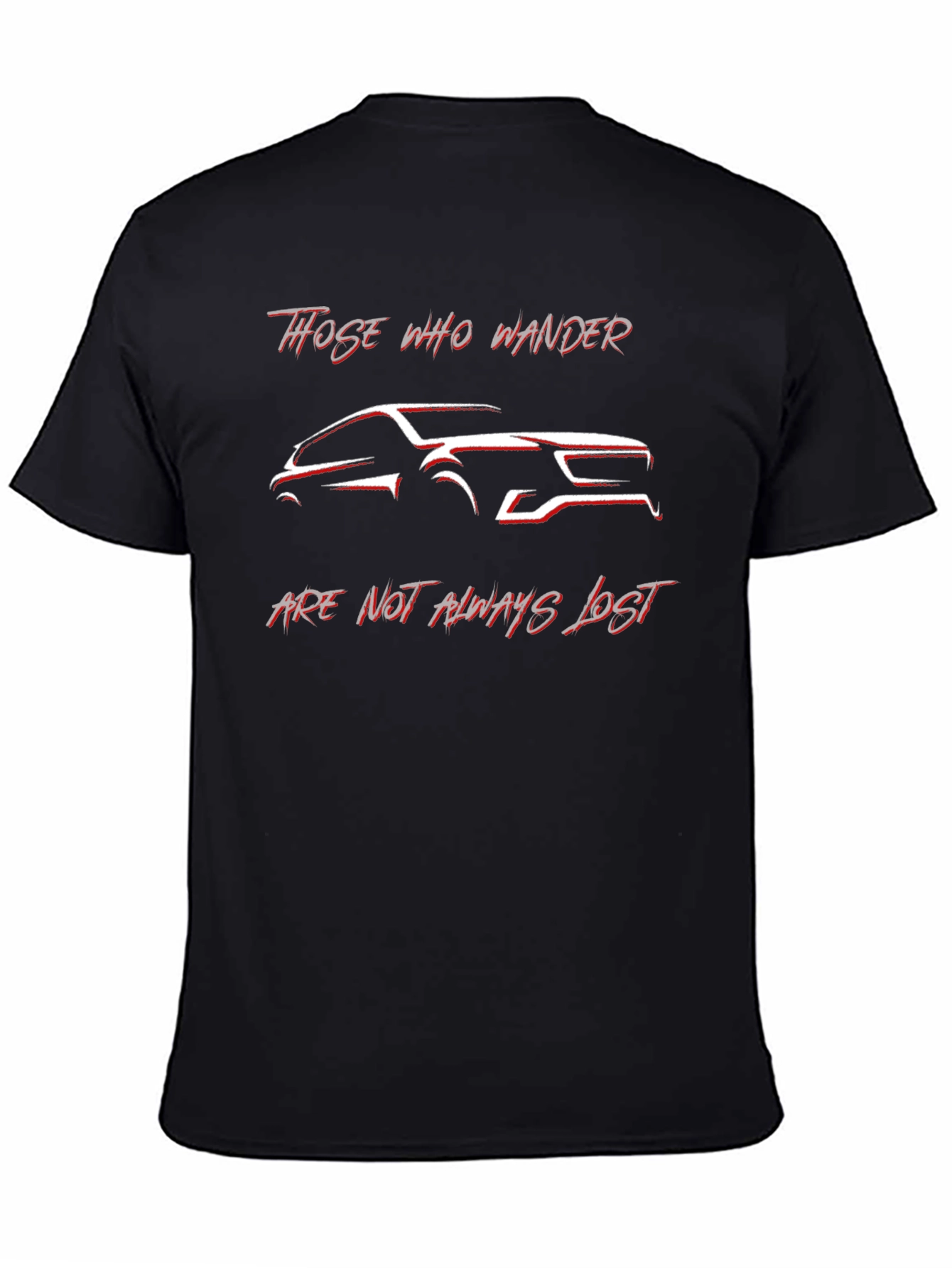 Those Who Wander Car Graphic T-Shirt