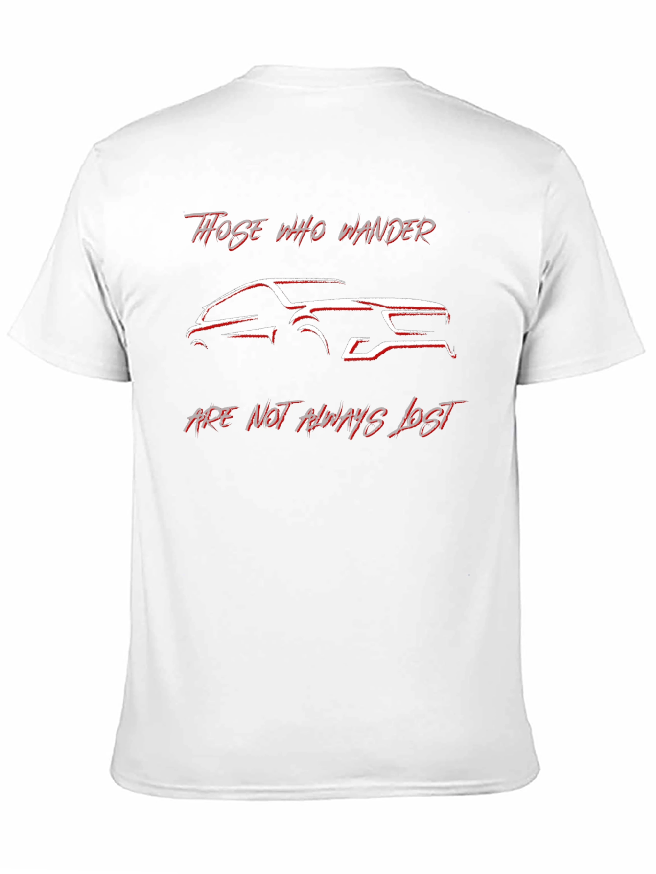 Those Who Wander Car Graphic T-Shirt