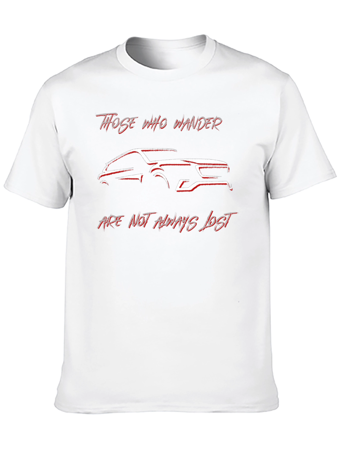 Those Who Wander Car Graphic T-Shirt
