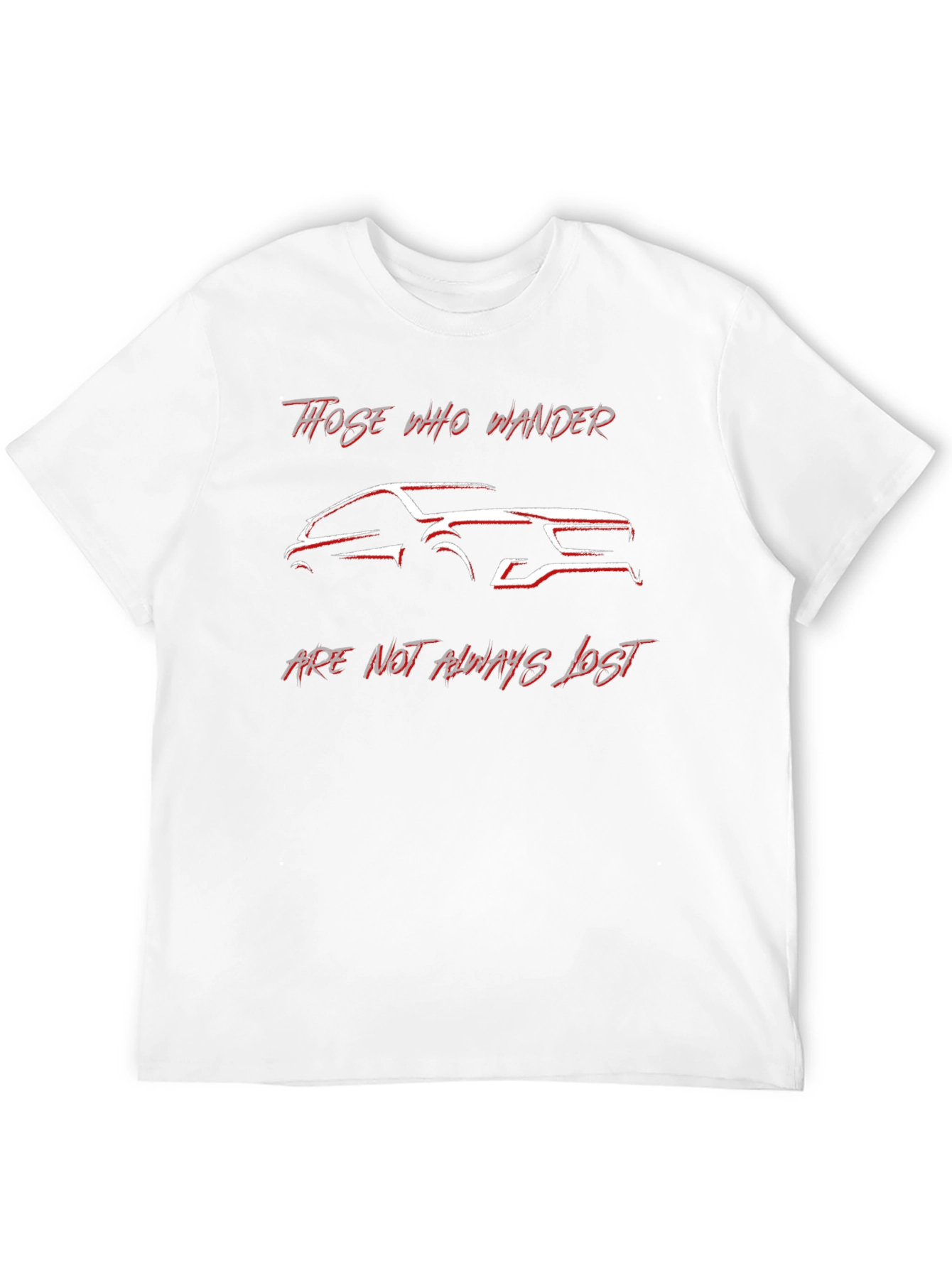 Those Who Wander Car Graphic T-Shirt