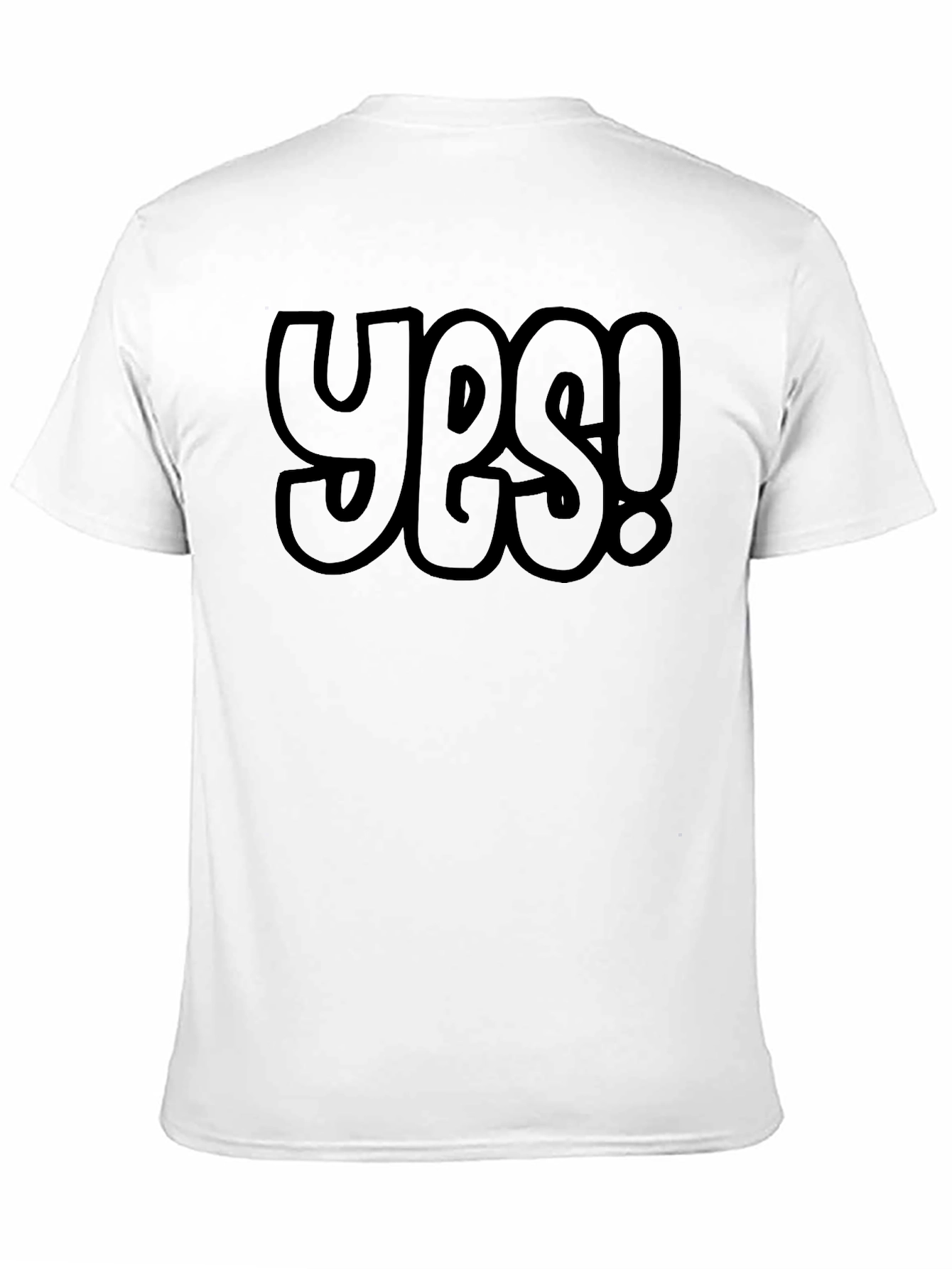 Yes! Graphic Print Black T-Shirt