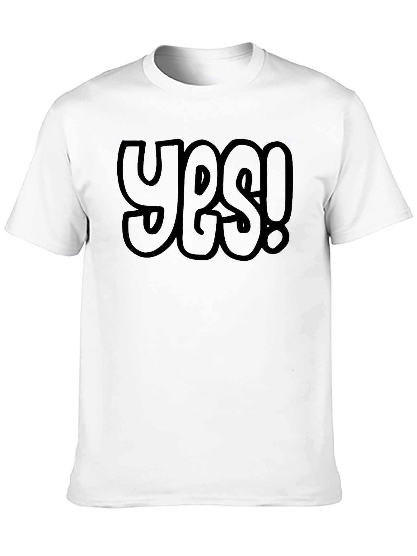 Yes! Graphic Print Black T-Shirt