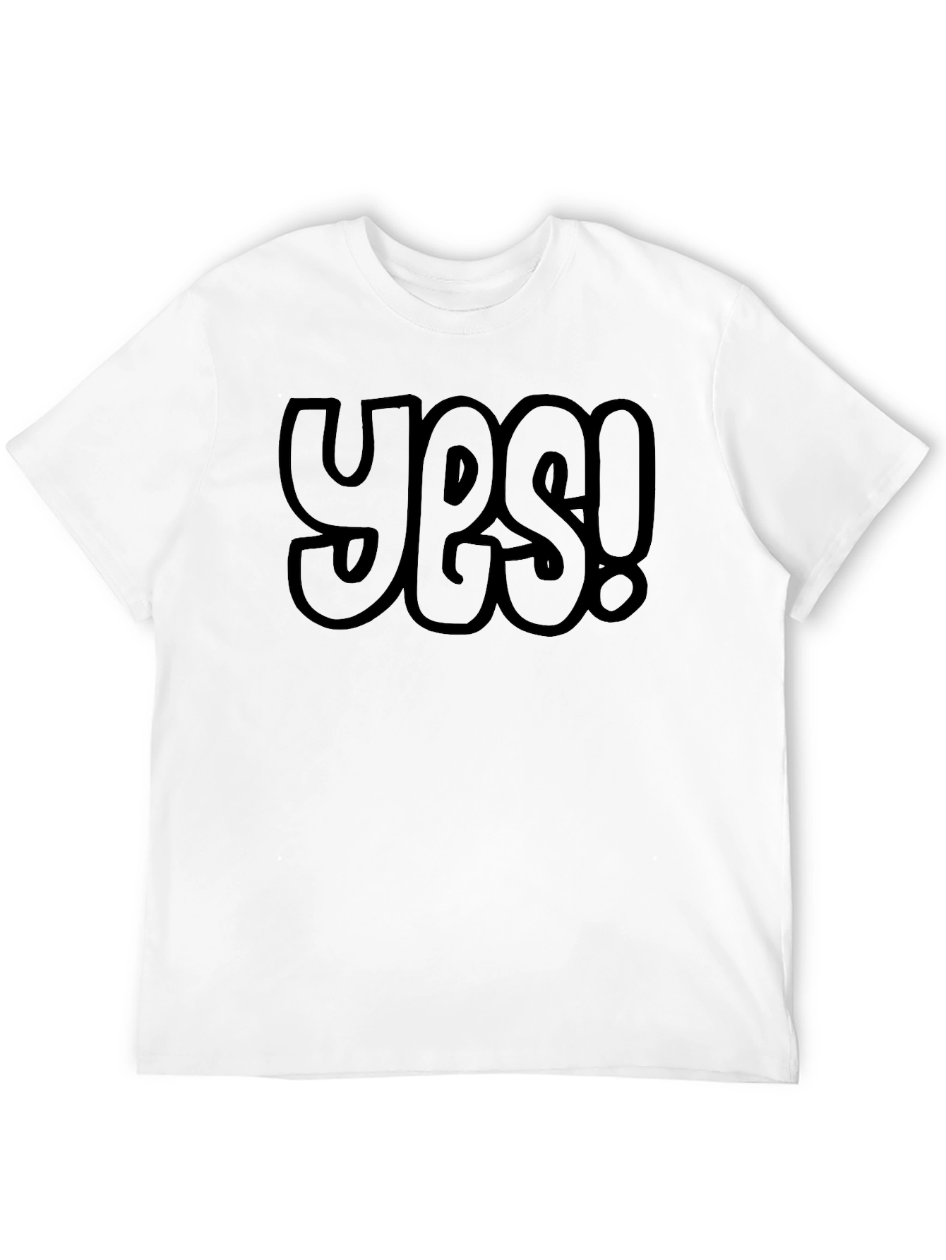 Yes! Graphic Print Black T-Shirt