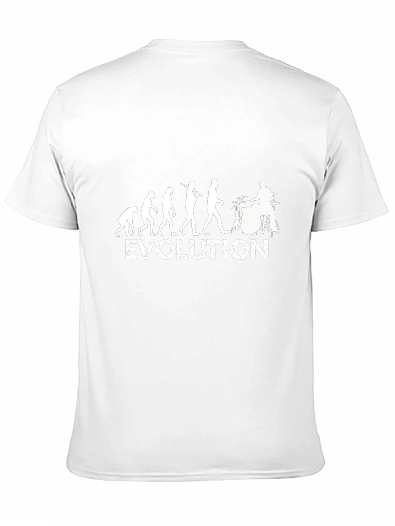 Evolution Drummer T-Shirt - Black Crew Neck