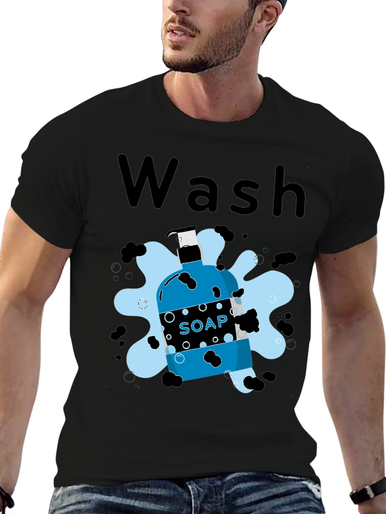 Wash Soap T-Shirt - Stay Clean & Fresh