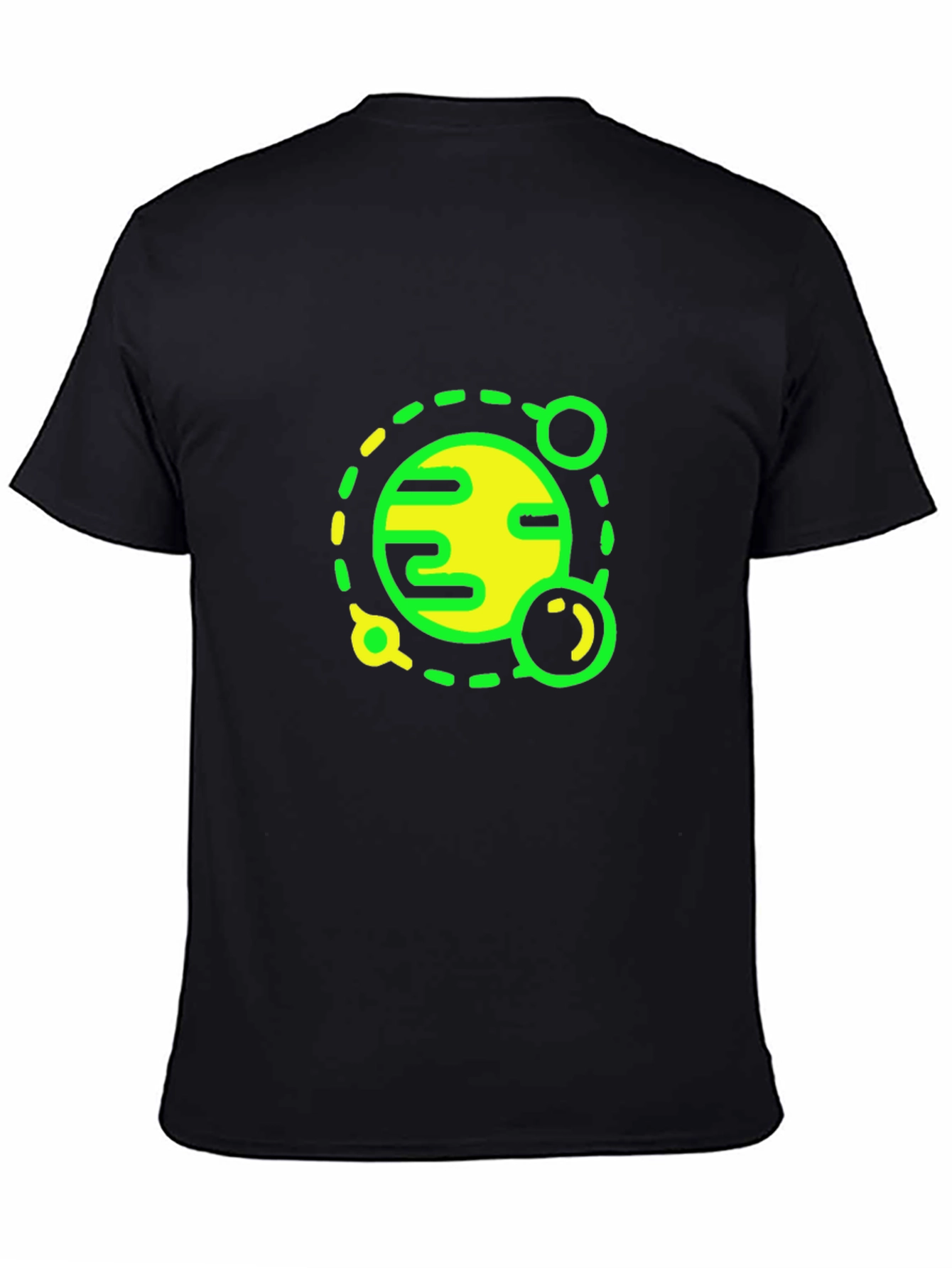 Planet Graphic Black T-Shirt