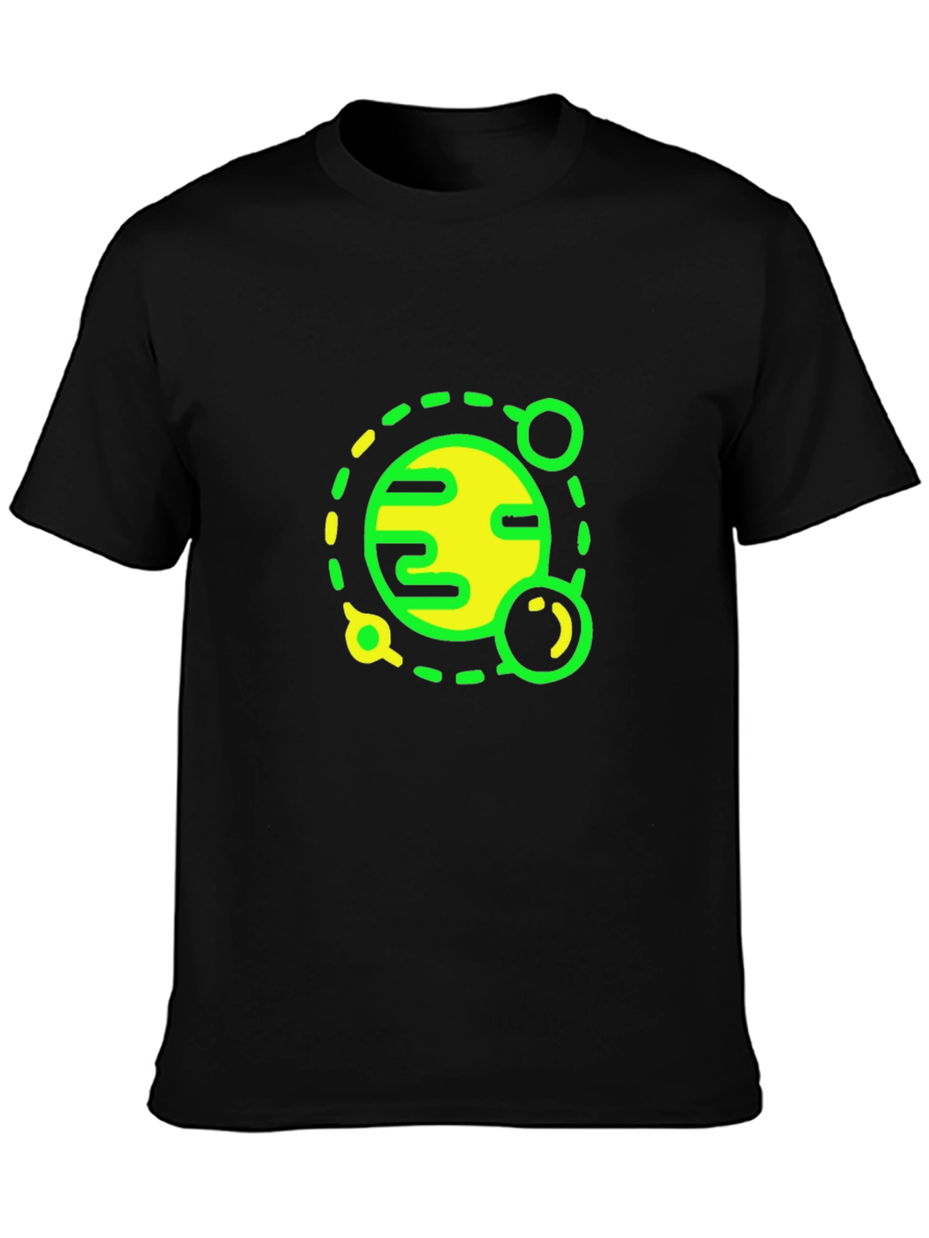 Planet Graphic Black T-Shirt